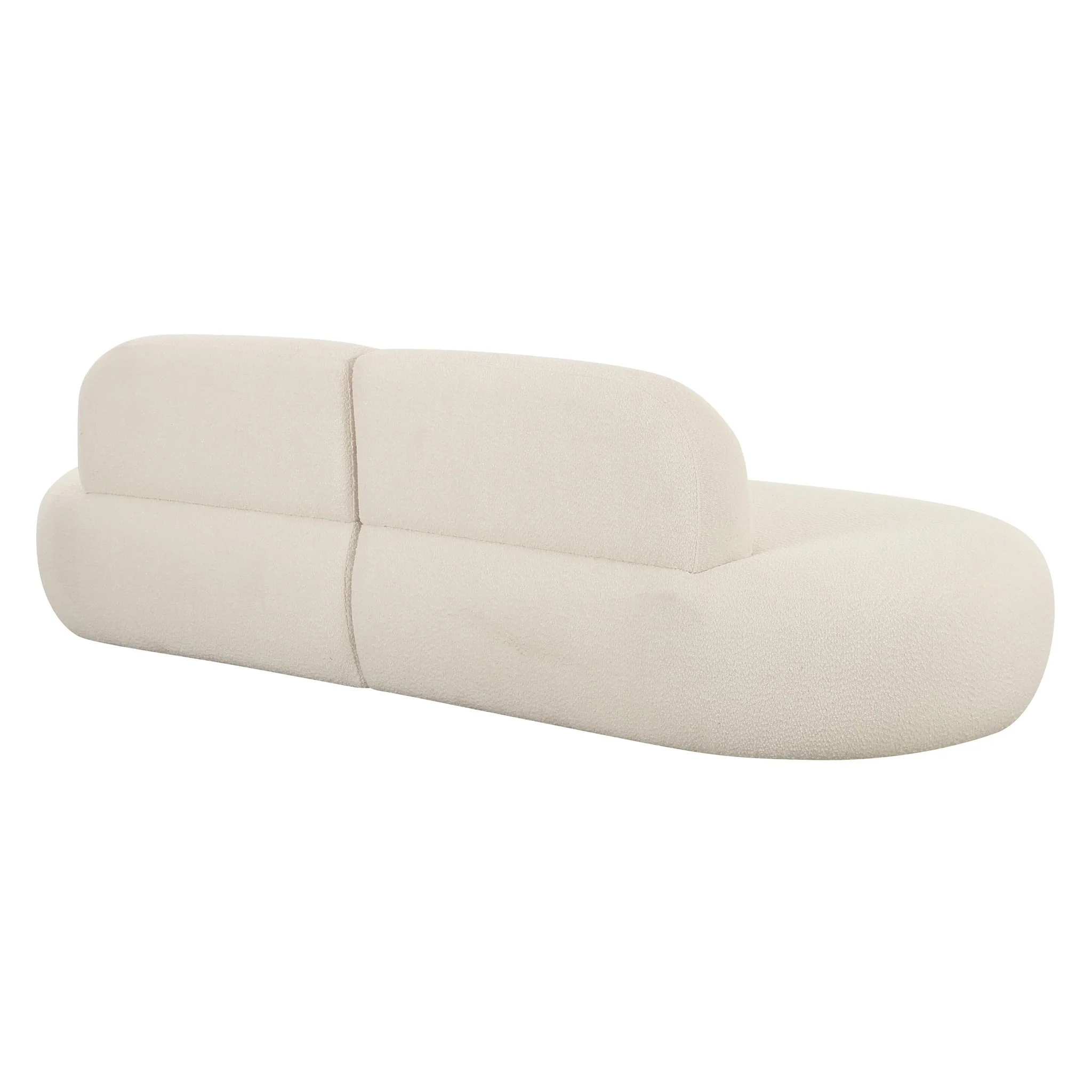 Broohah Cream Boucle Sofa - Image 4