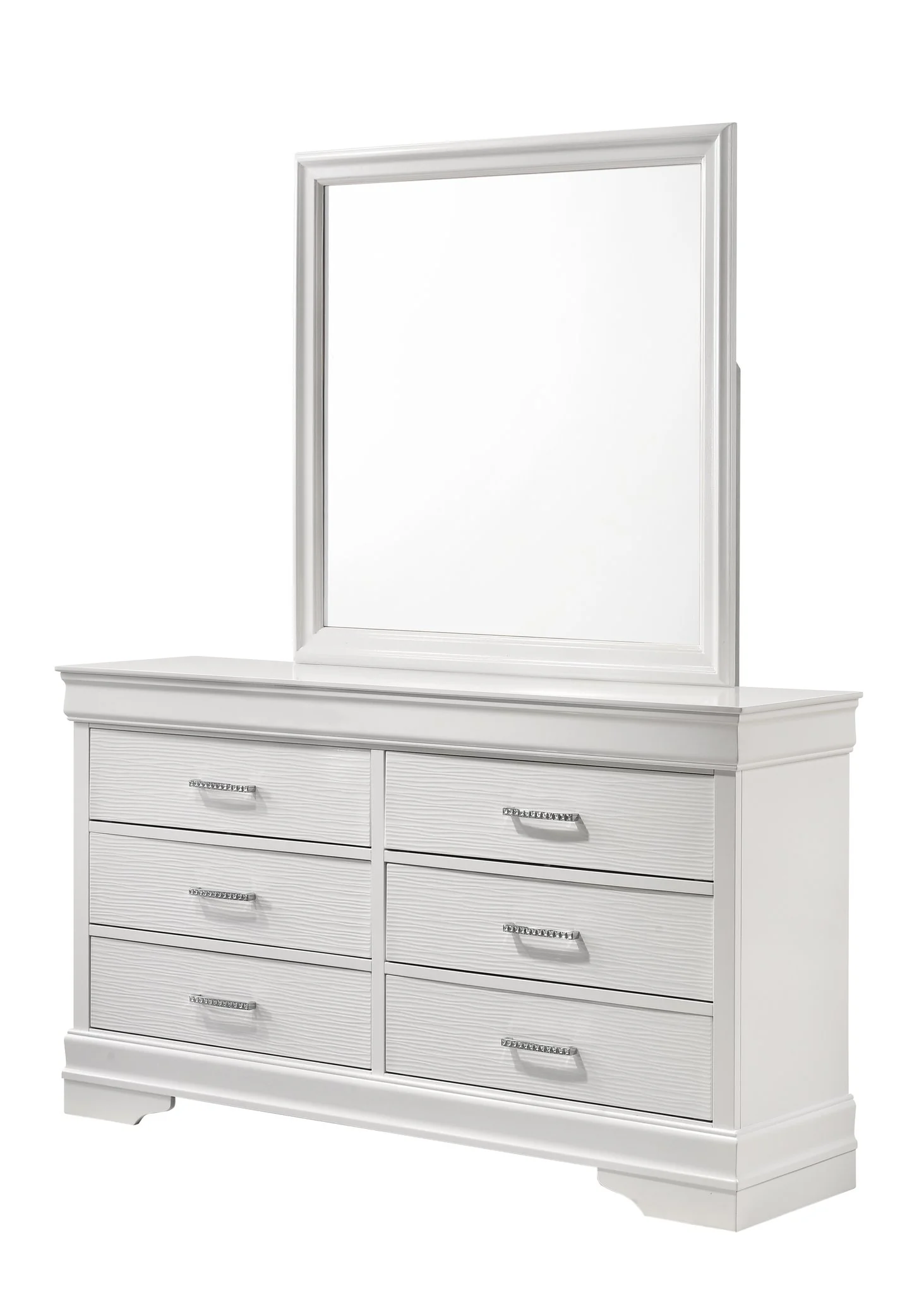 Brooklyn Full 4 Bedroom Set White - Image 7