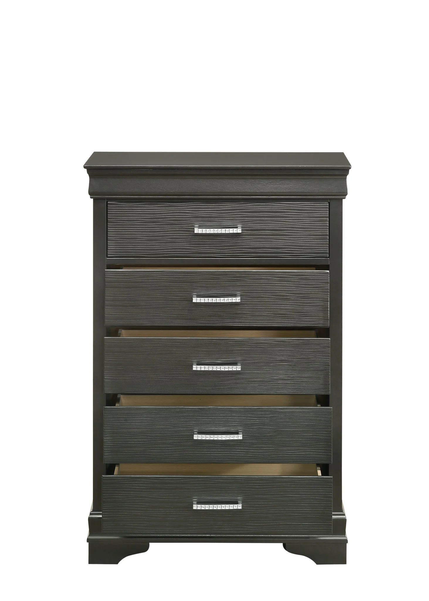 Brooklyn Full 5 Bedroom Set Gray - Image 18