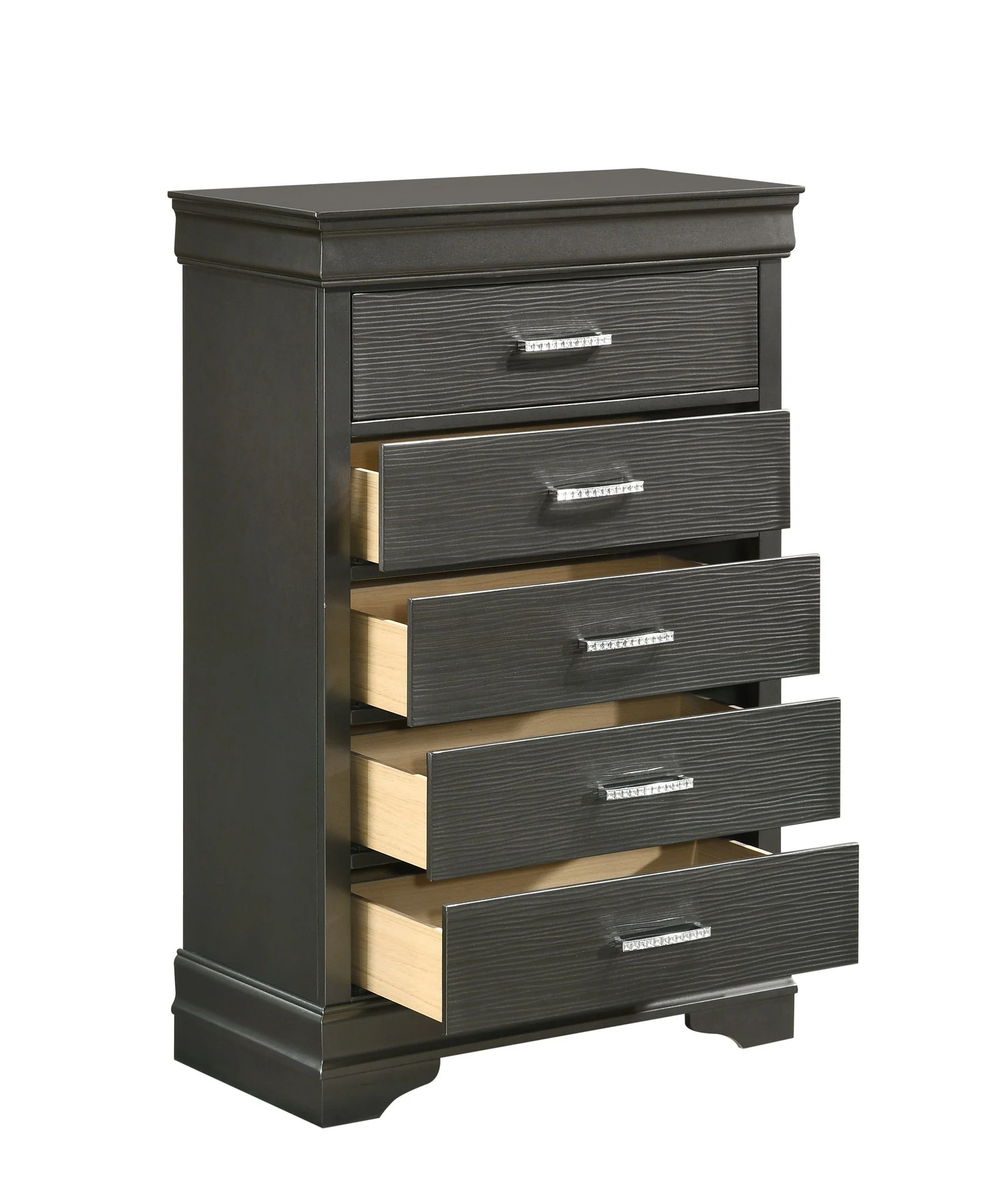Brooklyn Full 5 Bedroom Set Gray - Image 19