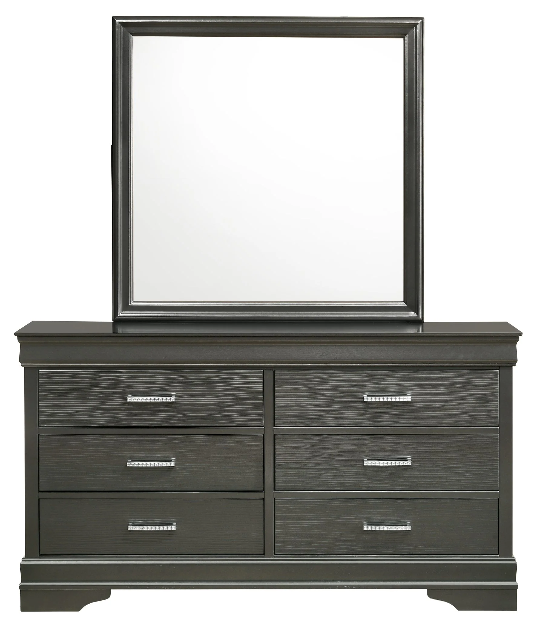 Brooklyn Full 5 Bedroom Set Gray - Image 5