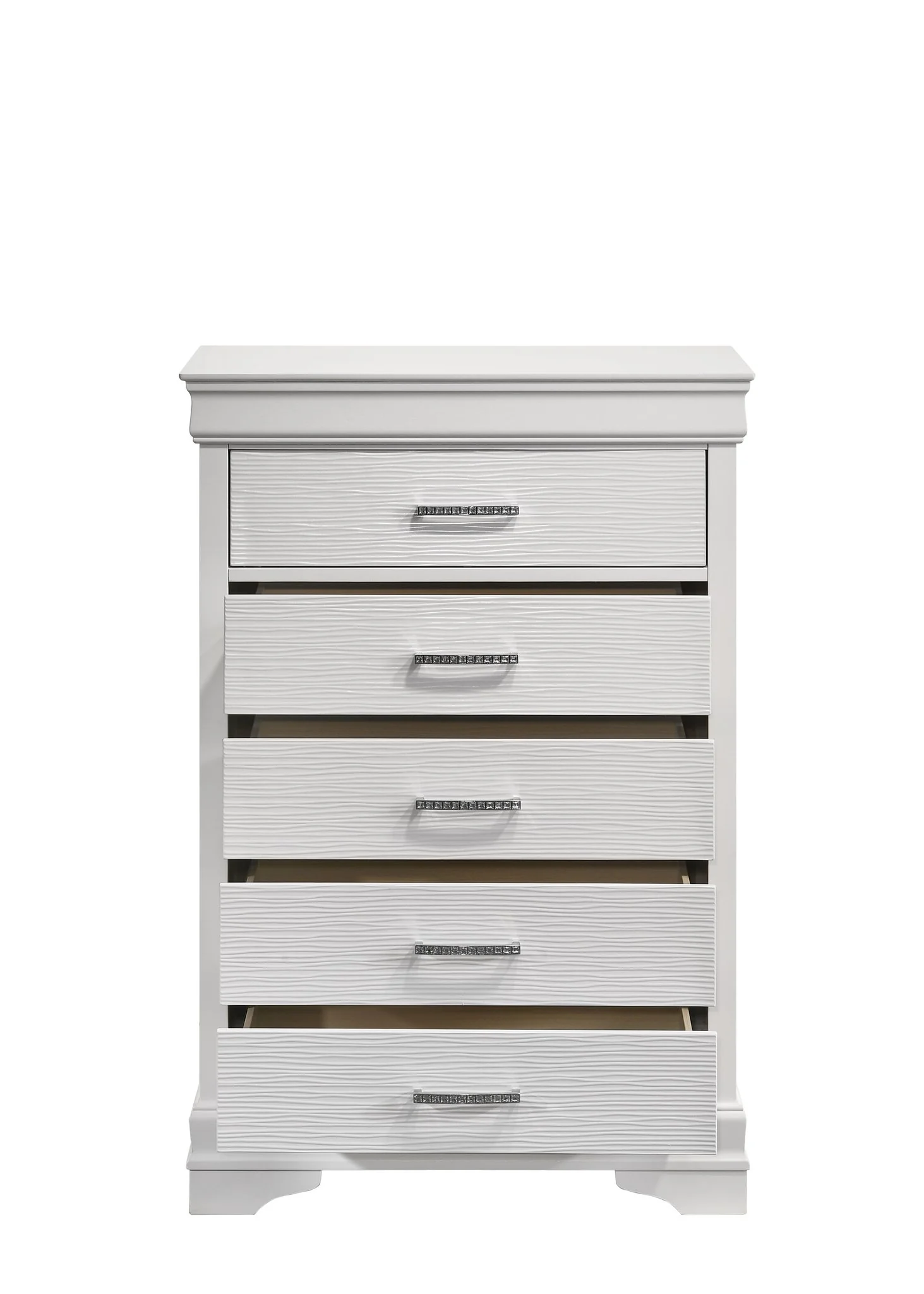 Brooklyn Full 5 Bedroom Set White - Image 17