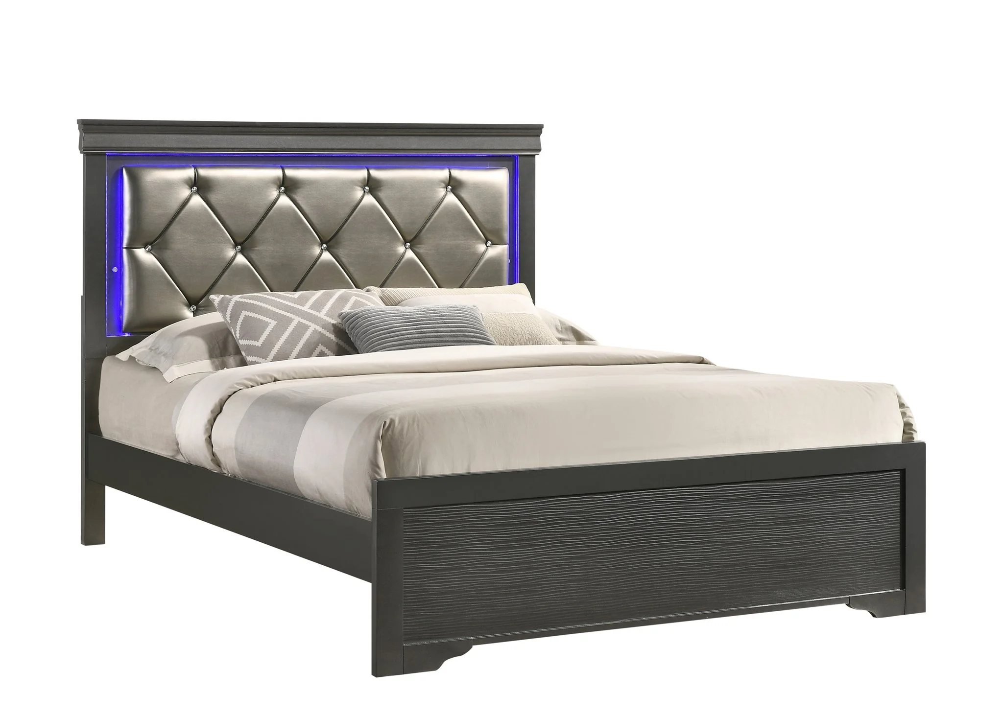 Brooklyn Full Bed Gray - Image 2