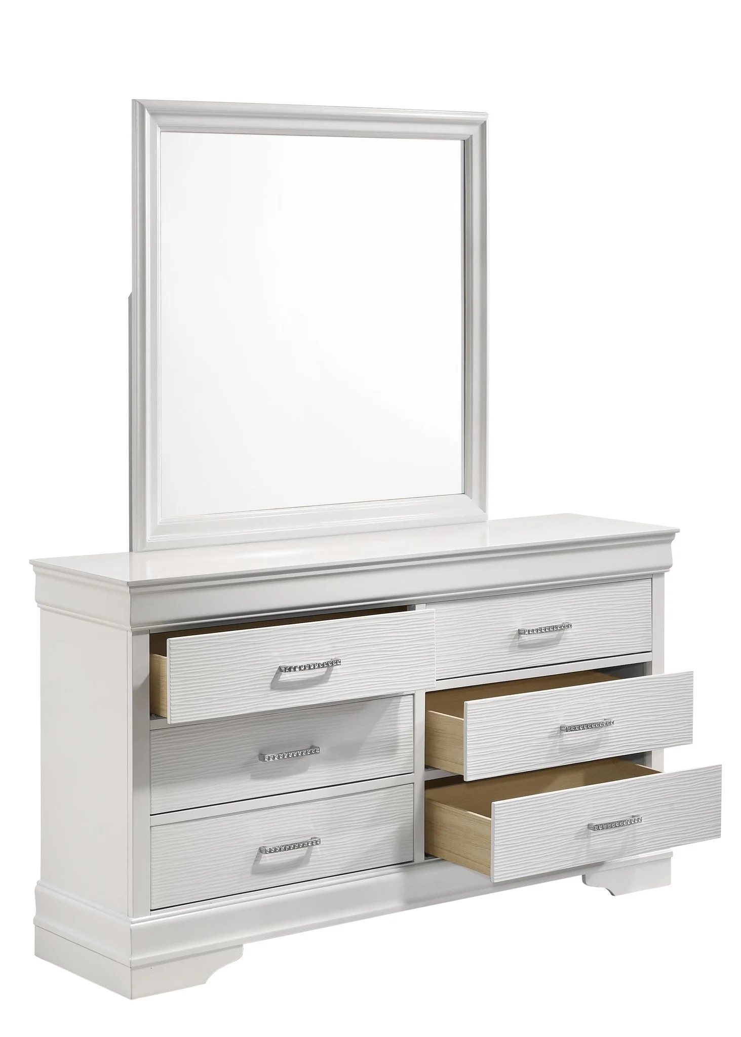 Brooklyn King 4 Bedroom Set White - Image 5