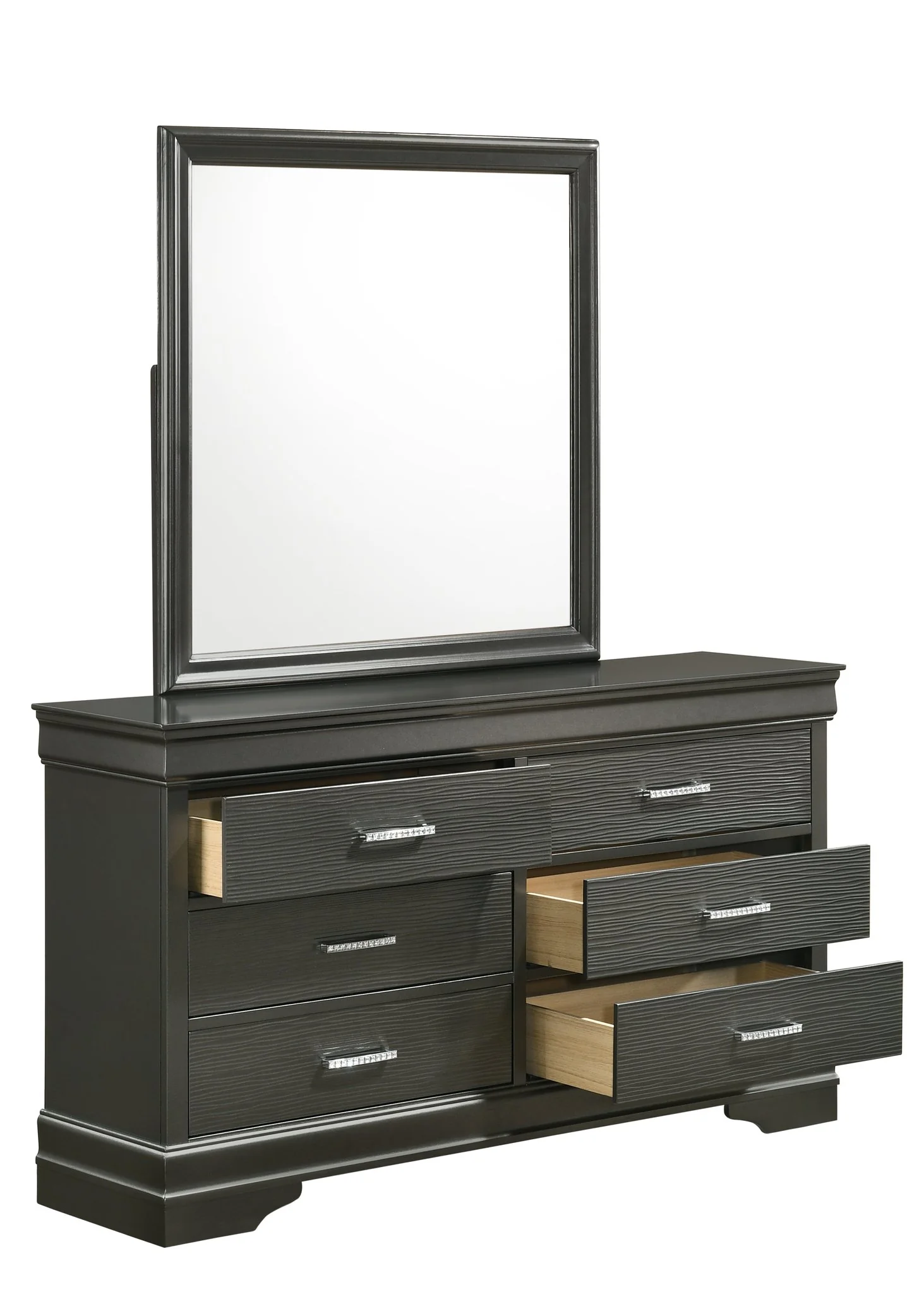 Brooklyn King 5 Bedroom Set Gray - Image 7