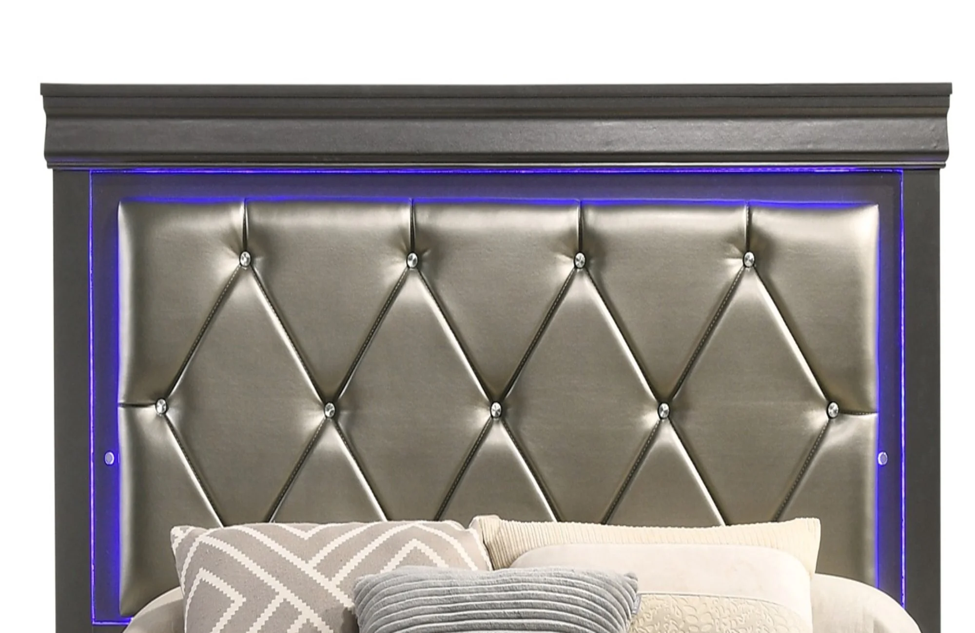 Brooklyn King Bed Gray - Image 3