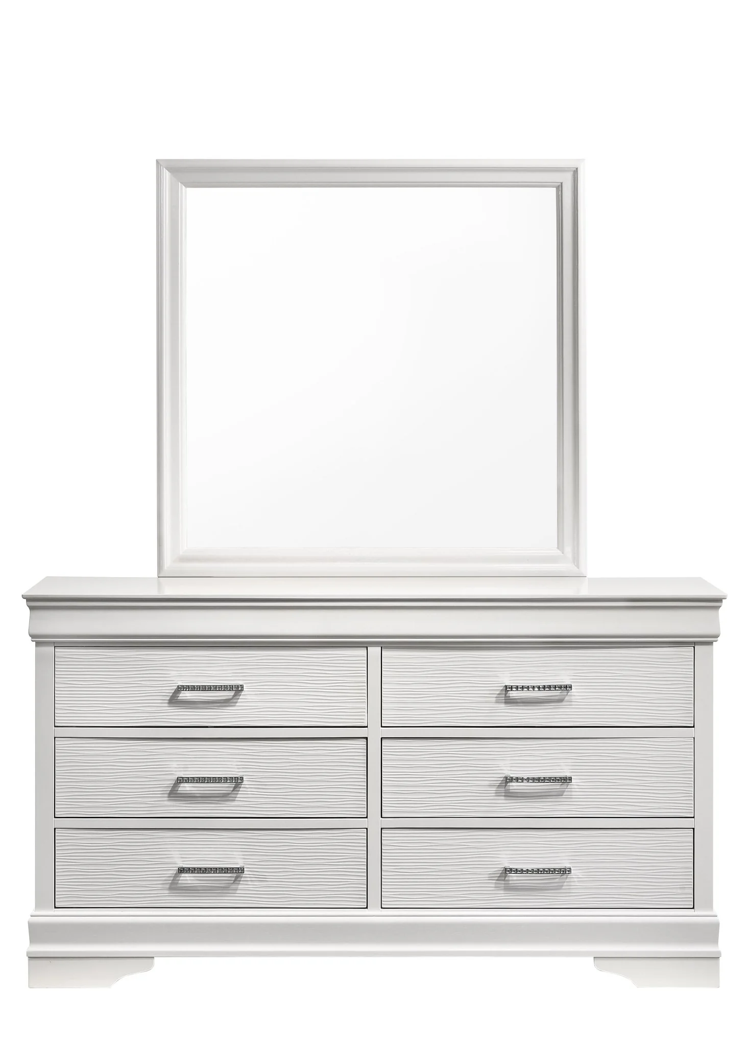 Brooklyn Queen 5 Bedroom Set White - Image 4