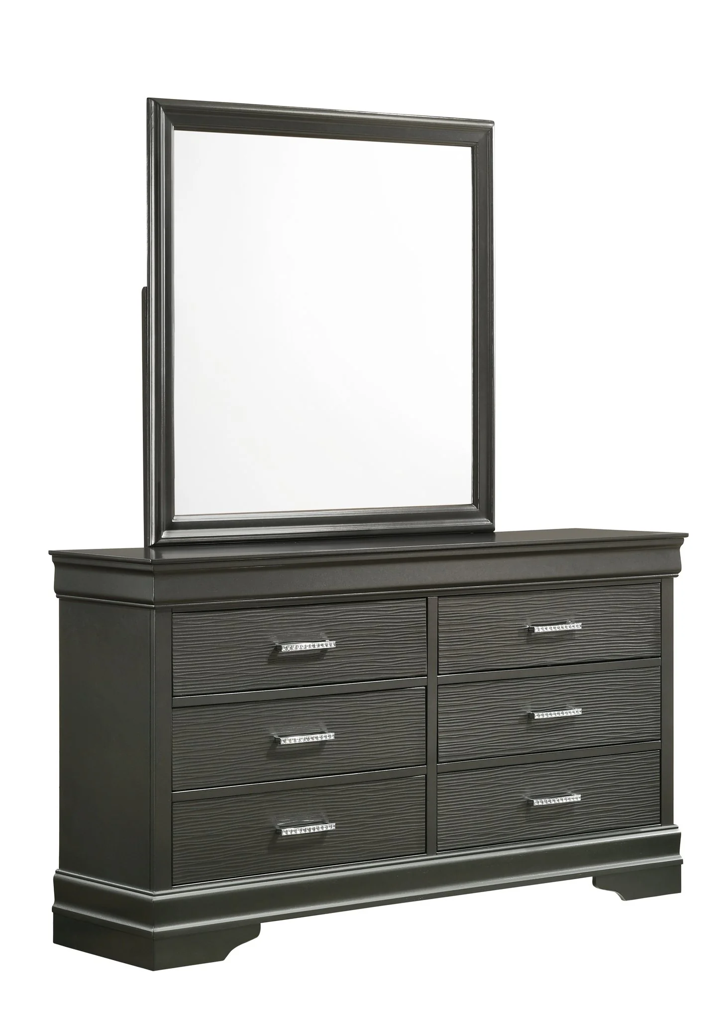 Brooklyn Twin 5 Bedroom Set Gray - Image 5