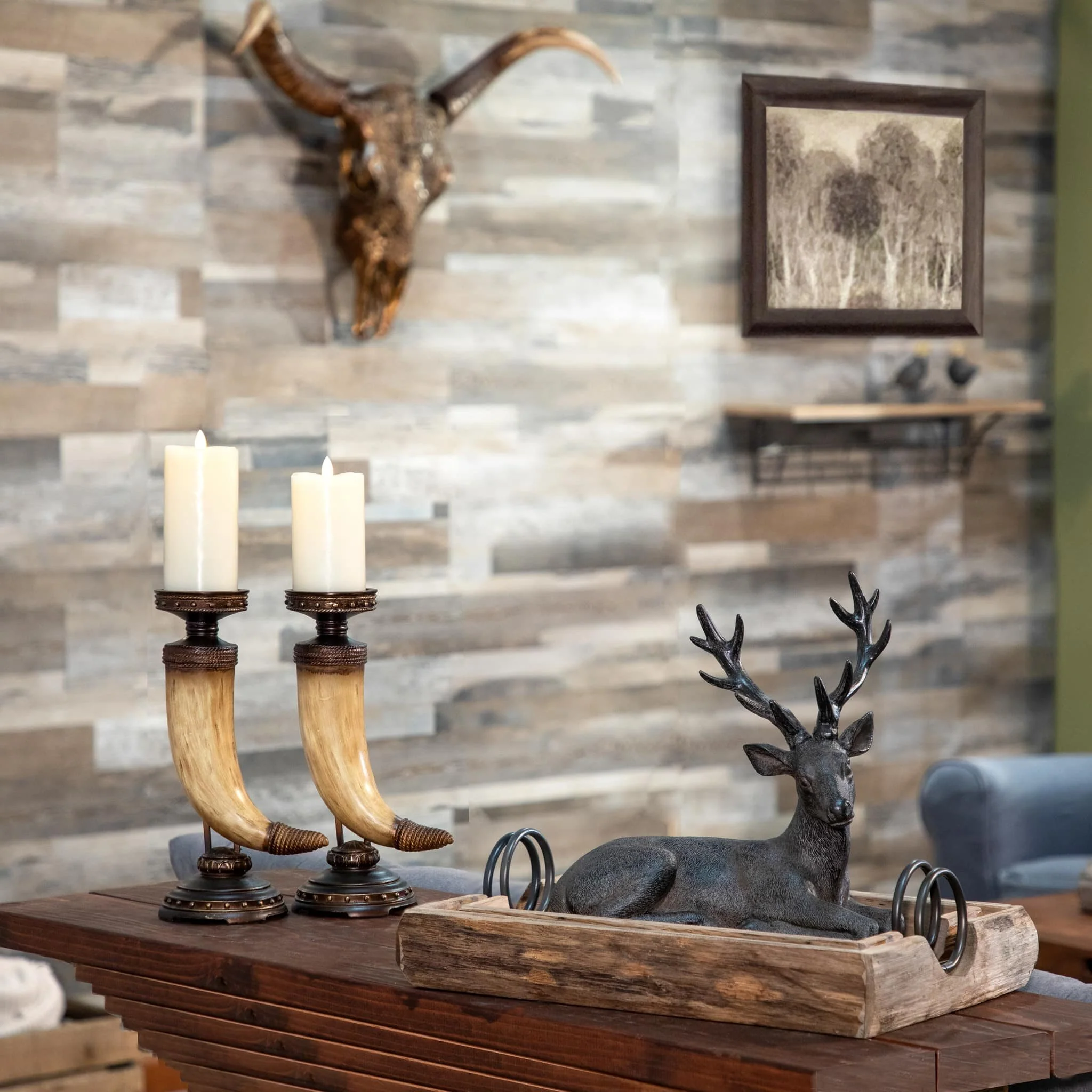 Brown Resin Deer, Sitting - Image 10
