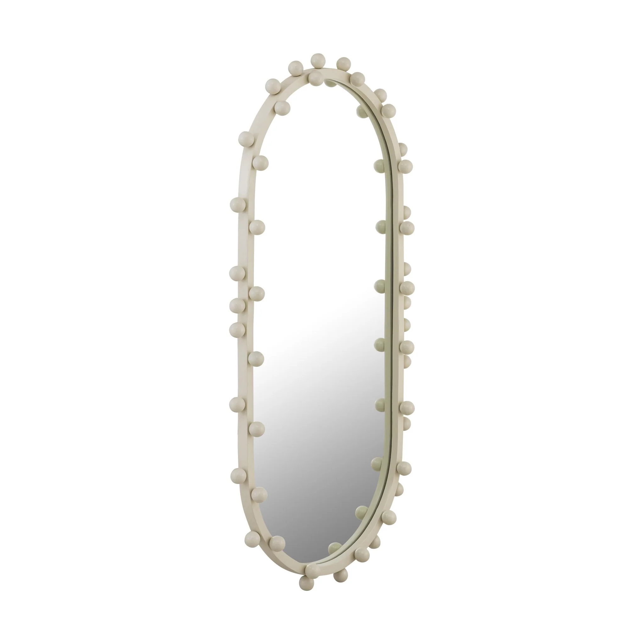 Bubbles Ivory Large Oval Wall Mirror - Image 4