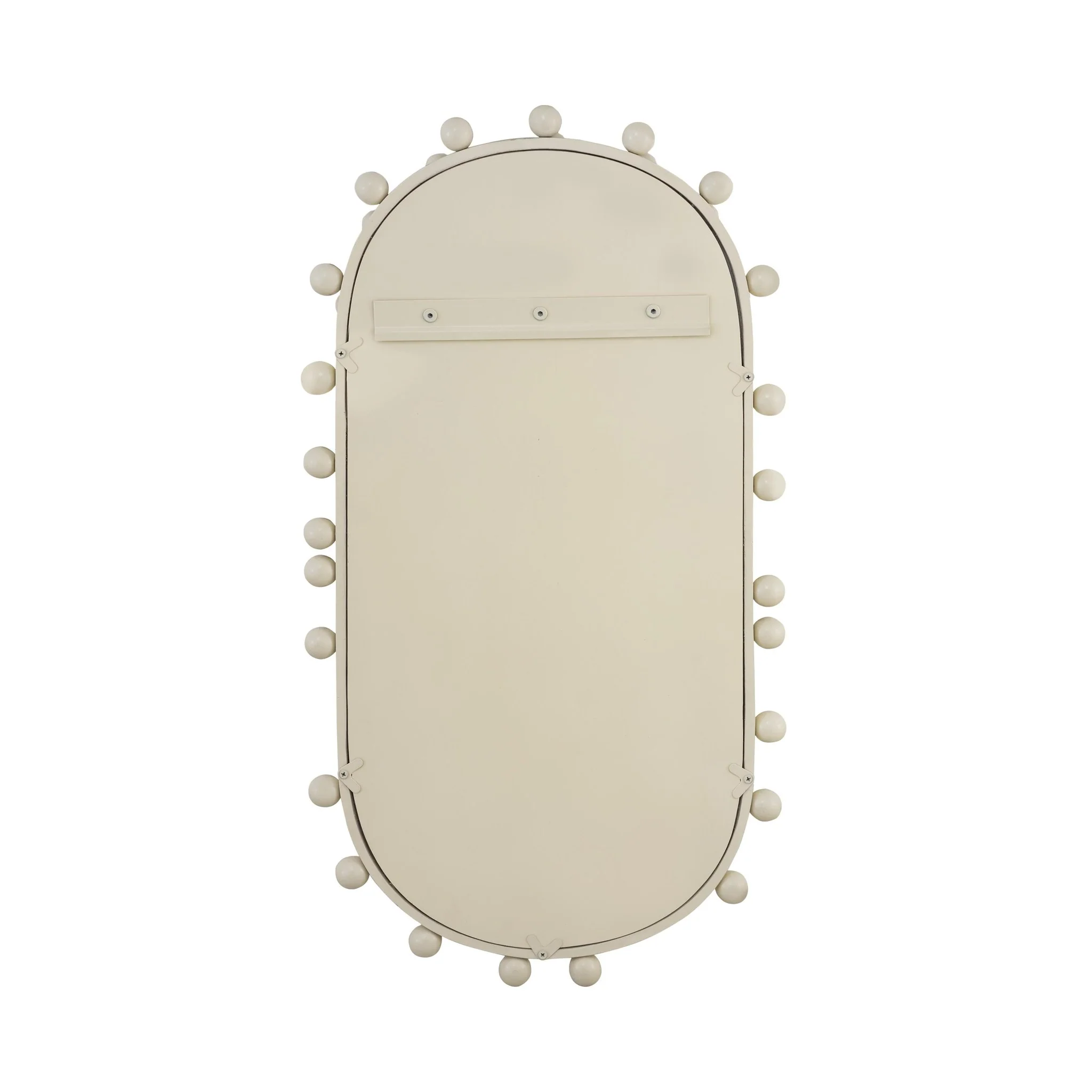 Bubbles Ivory Oval Wall Mirror - Image 4