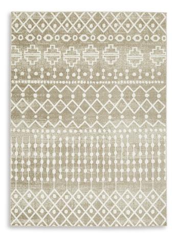 Bunchly 4'11" x 7'2" Washable Rug - Image 3