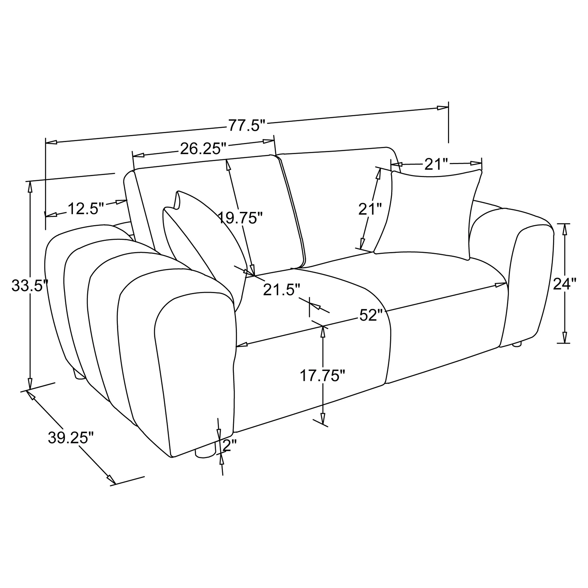 Burnett Loveseat - Image 10