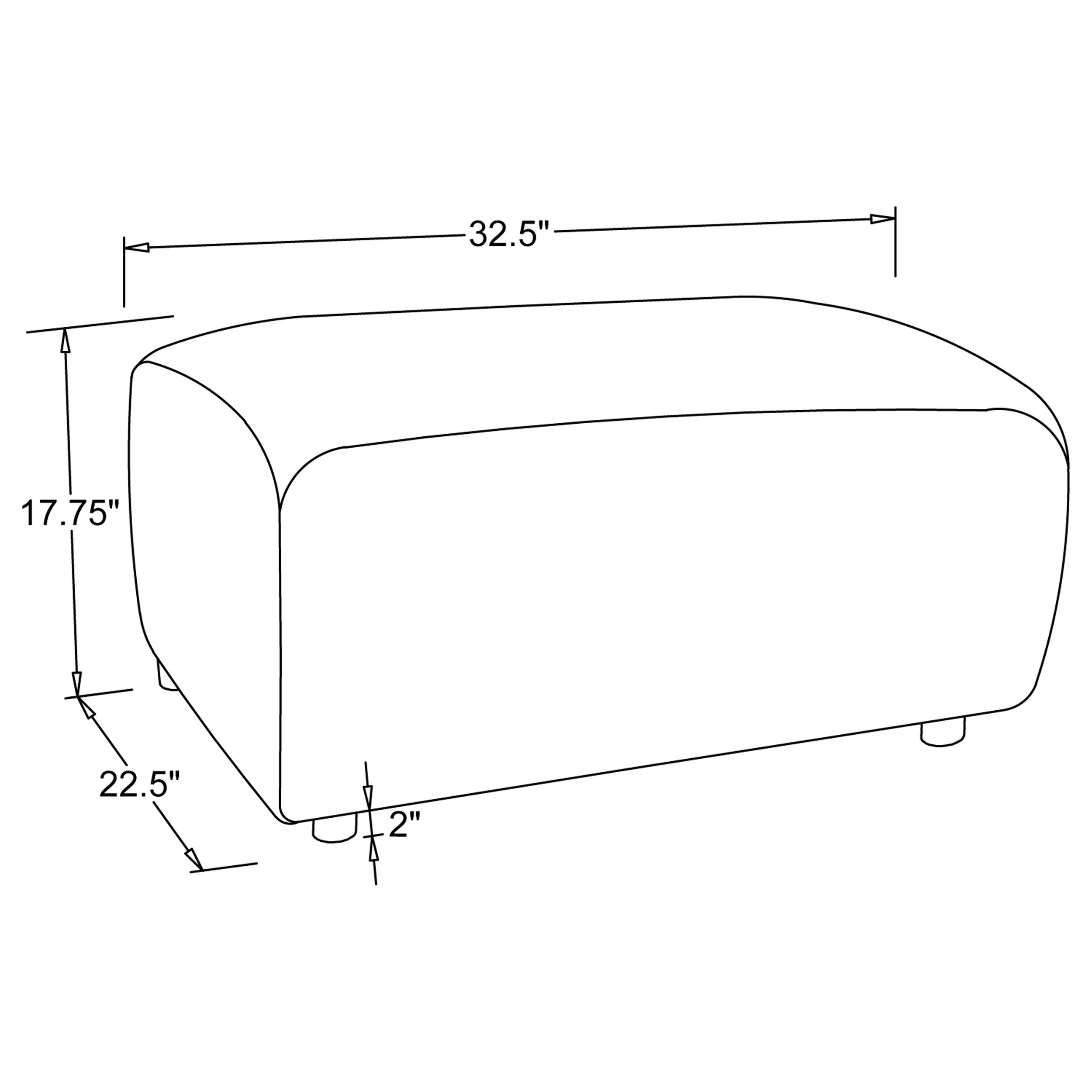Burnett Ottoman - Image 6