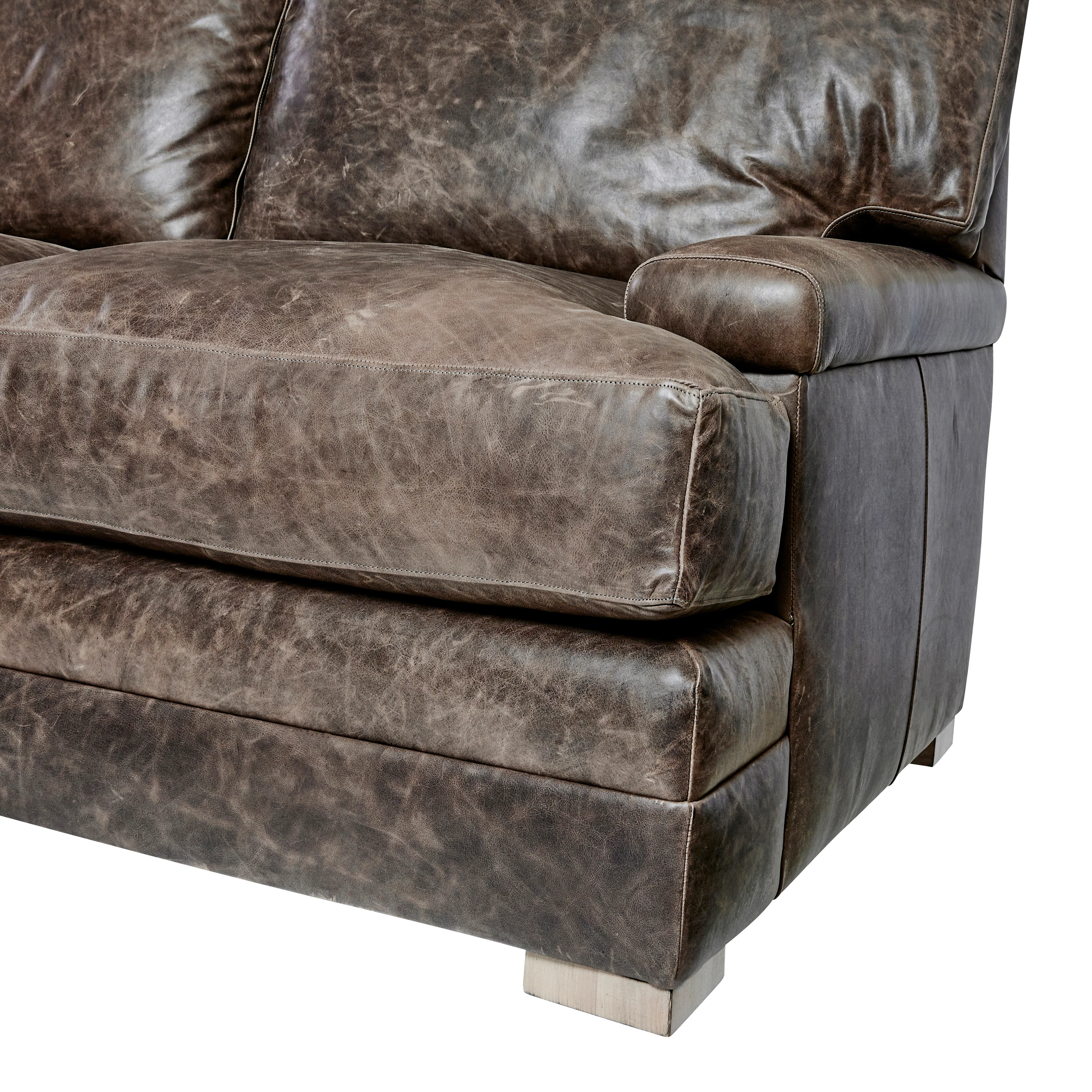 Burnham Leather Sofa - Image 10