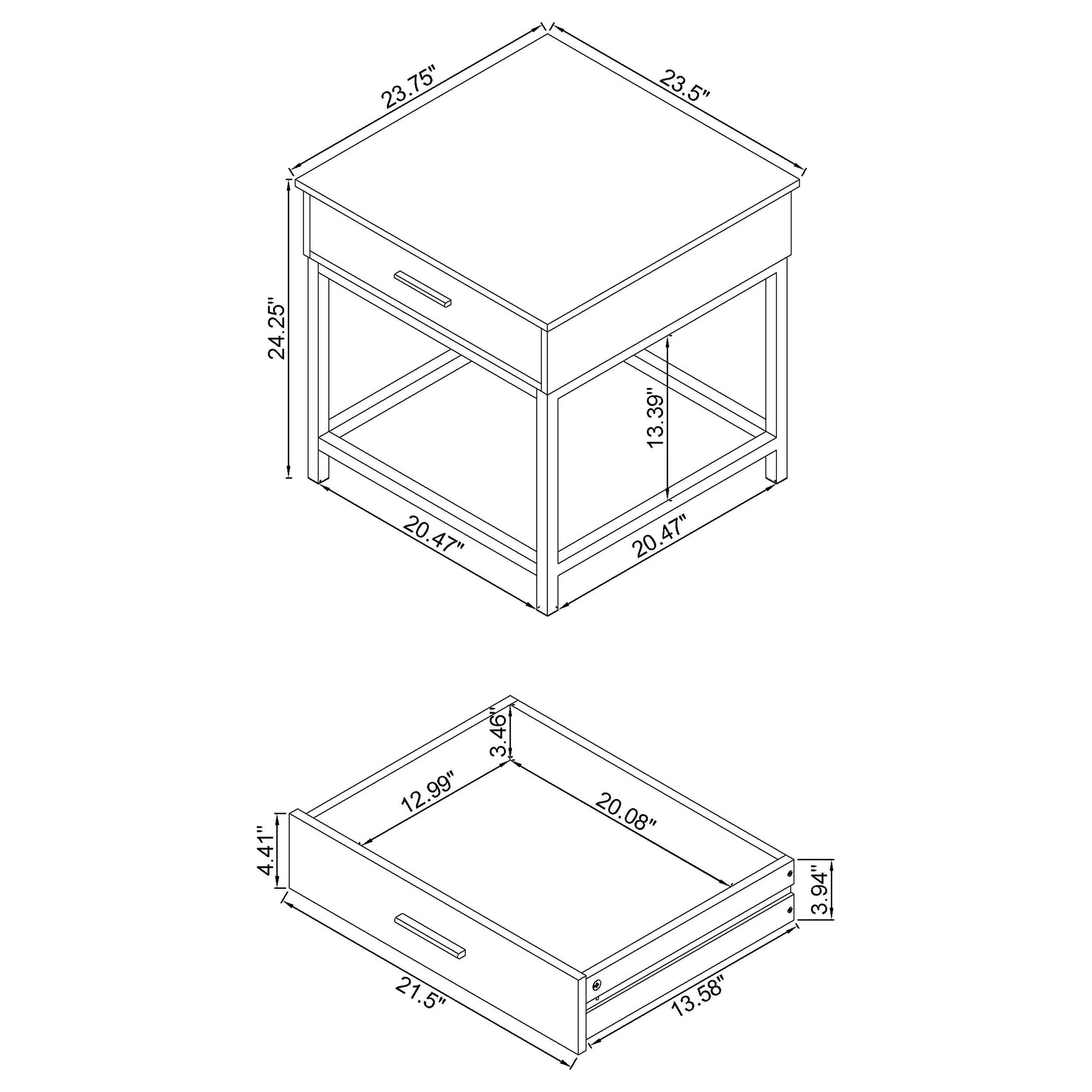 Byers Lift-Top Coffee Table Set - Image 5