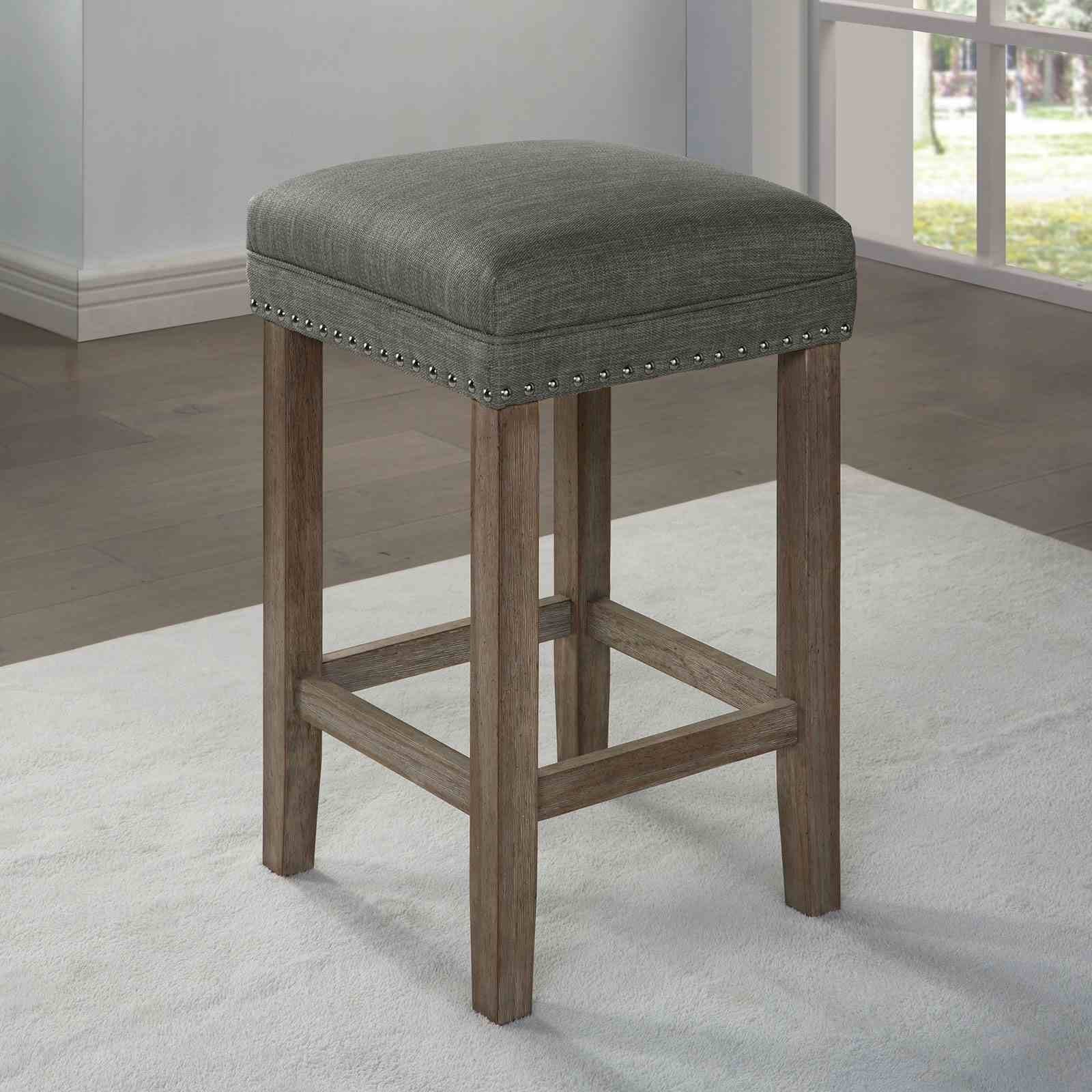 Caerleon 3 Pc. Counter Ht. Table Set, Wire-brushed Gray - Image 4