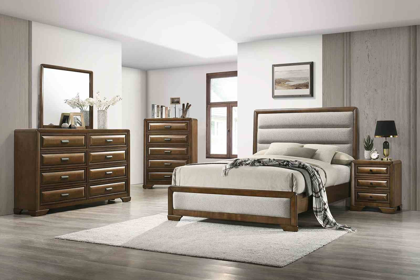 Caerwys Mirror, Brown/Light Gray - Image 2