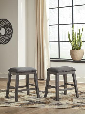 Caitbrook Counter Height Upholstered Bar Stool - Image 3
