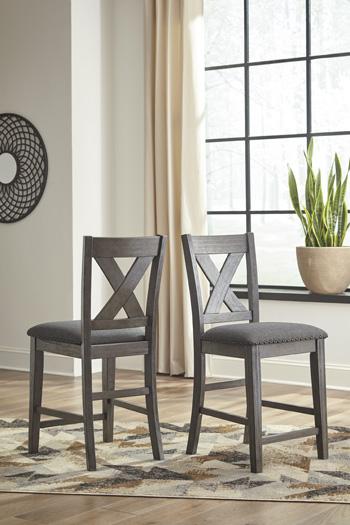 Caitbrook Counter Height Upholstered Bar Stool - Image 9