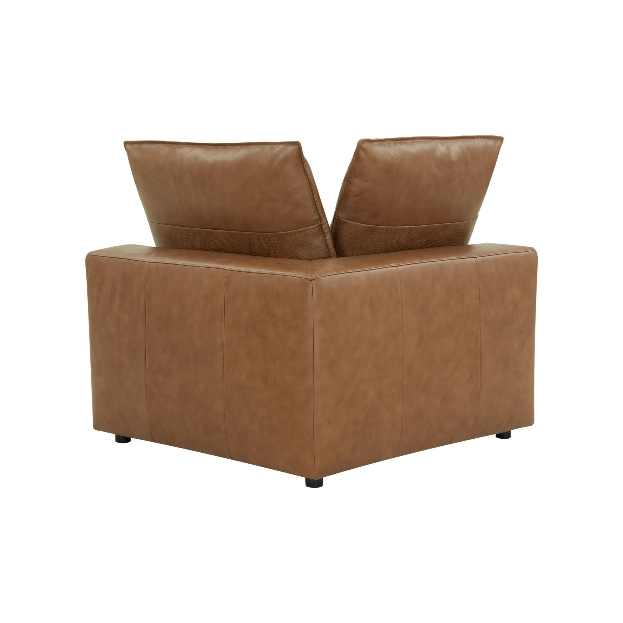 Cali Brown Leather Modular Sofa - Image 16