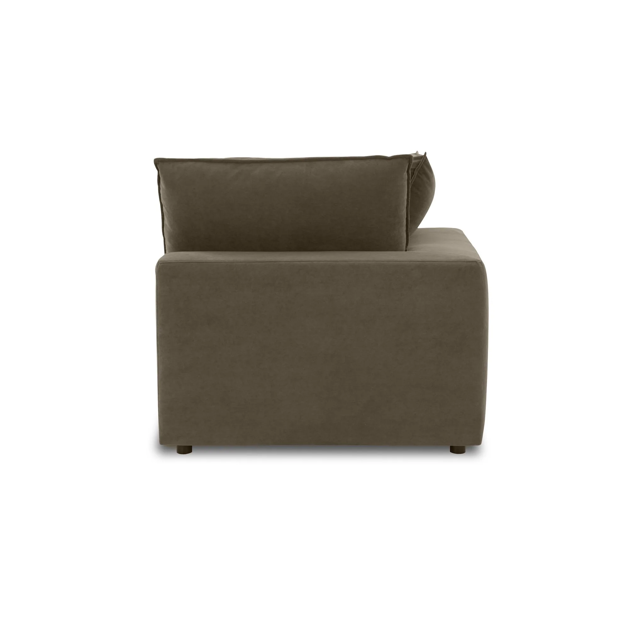 Cali Chocolate Brown Performance Velvet Modular Sofa - Image 23