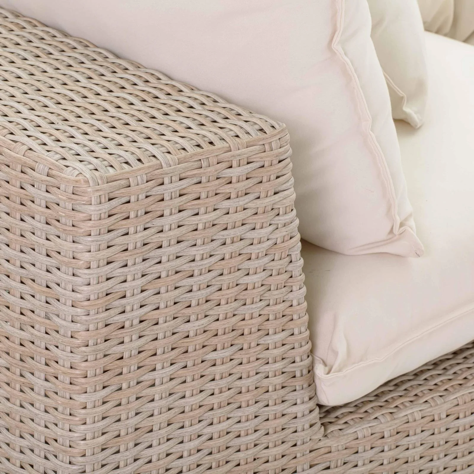 Cali Natural Wicker Outdoor Modular Sofa - Image 8