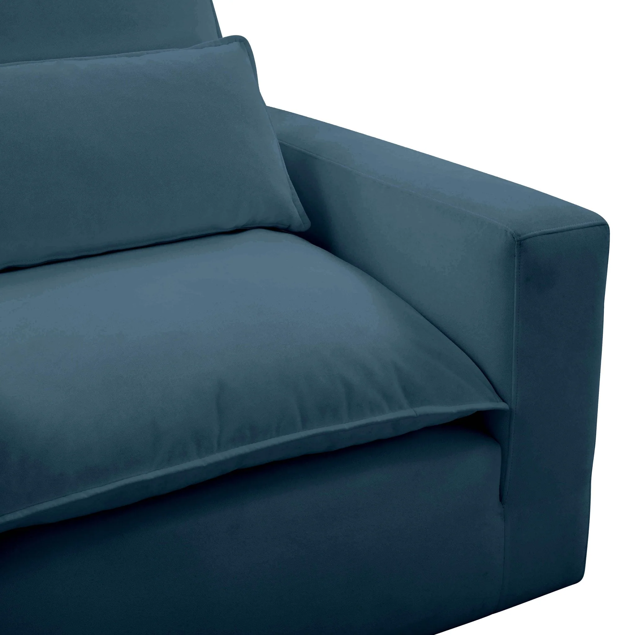 Cali Navy Performance Fabric Arm Chair - Image 5