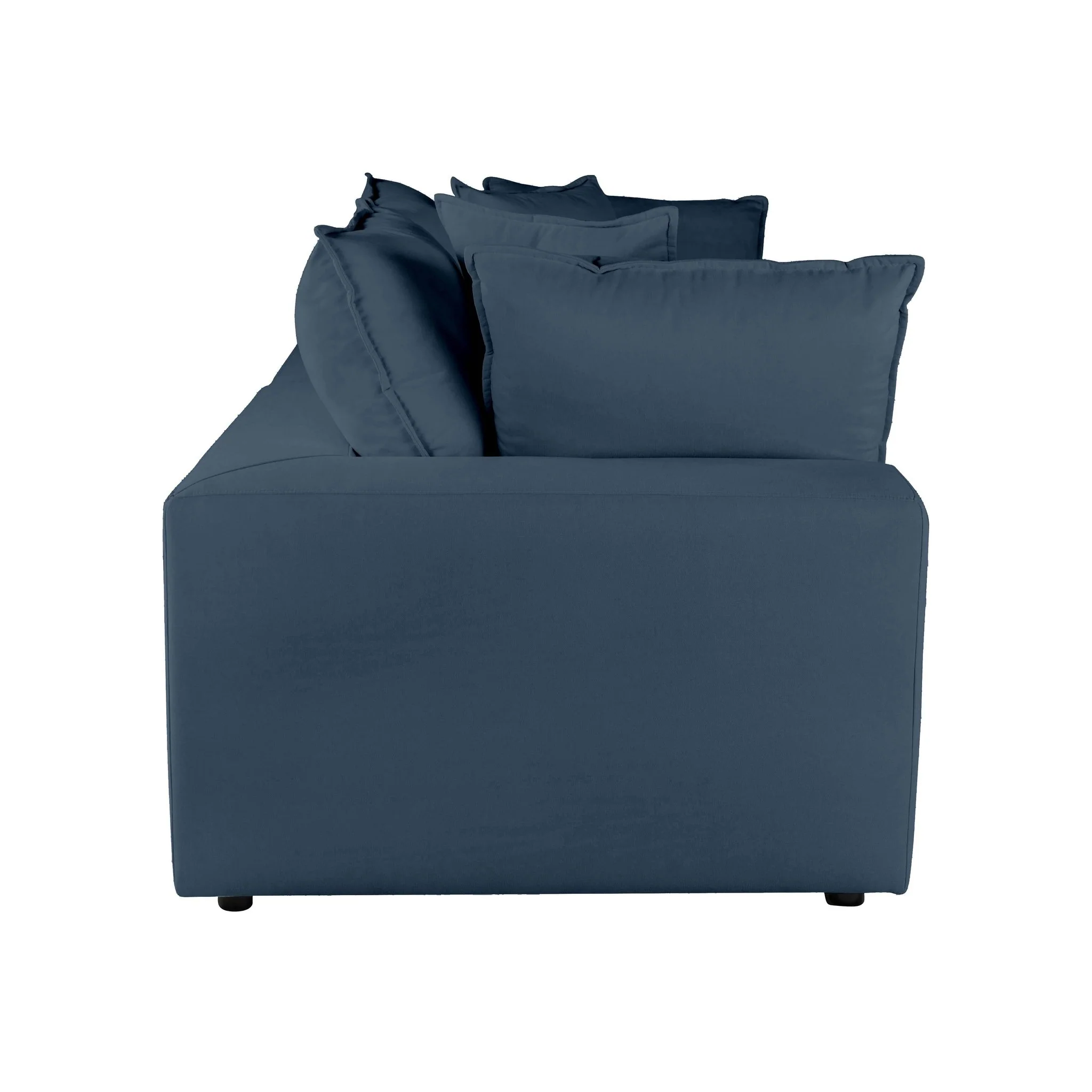 Cali Navy Performance Fabric Modular Loveseat - Image 4