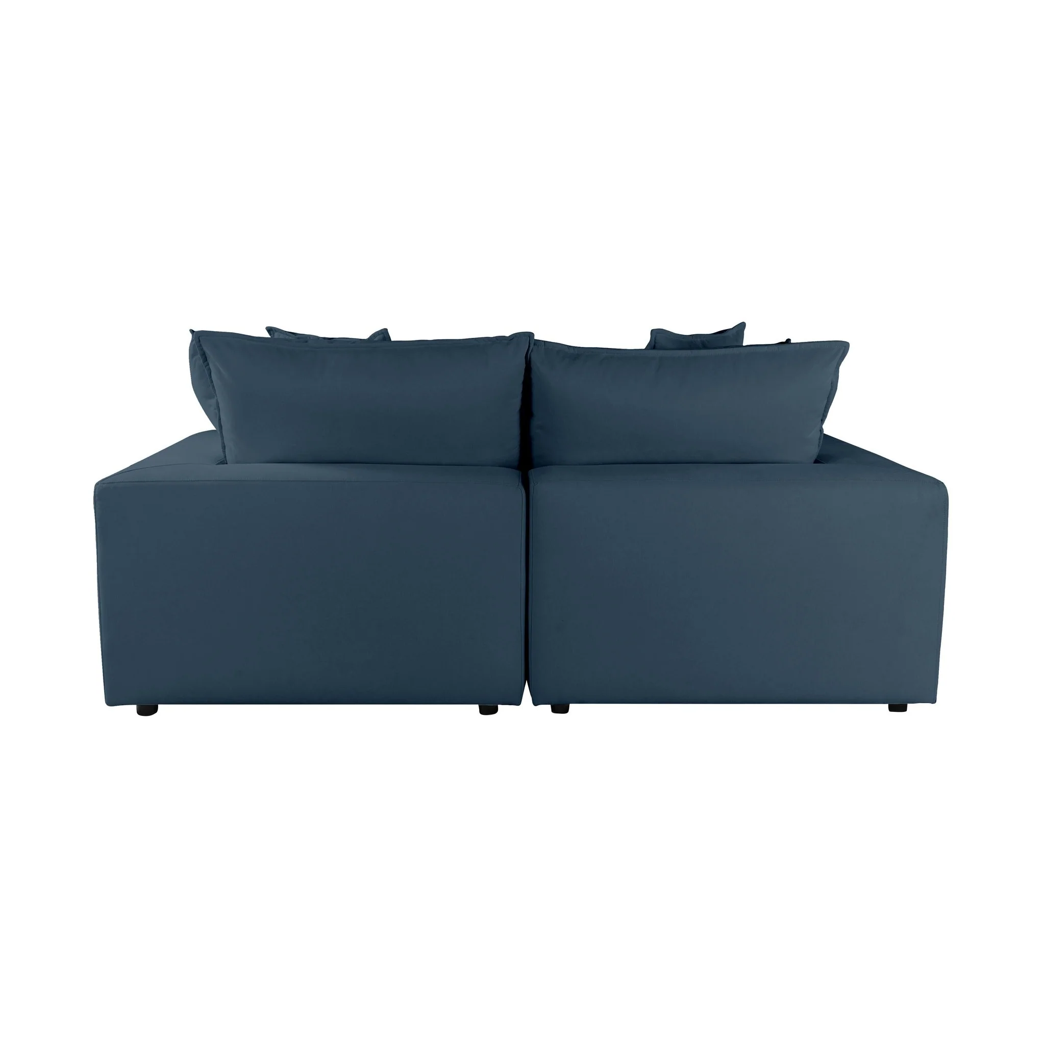 Cali Navy Performance Fabric Modular Loveseat - Image 6
