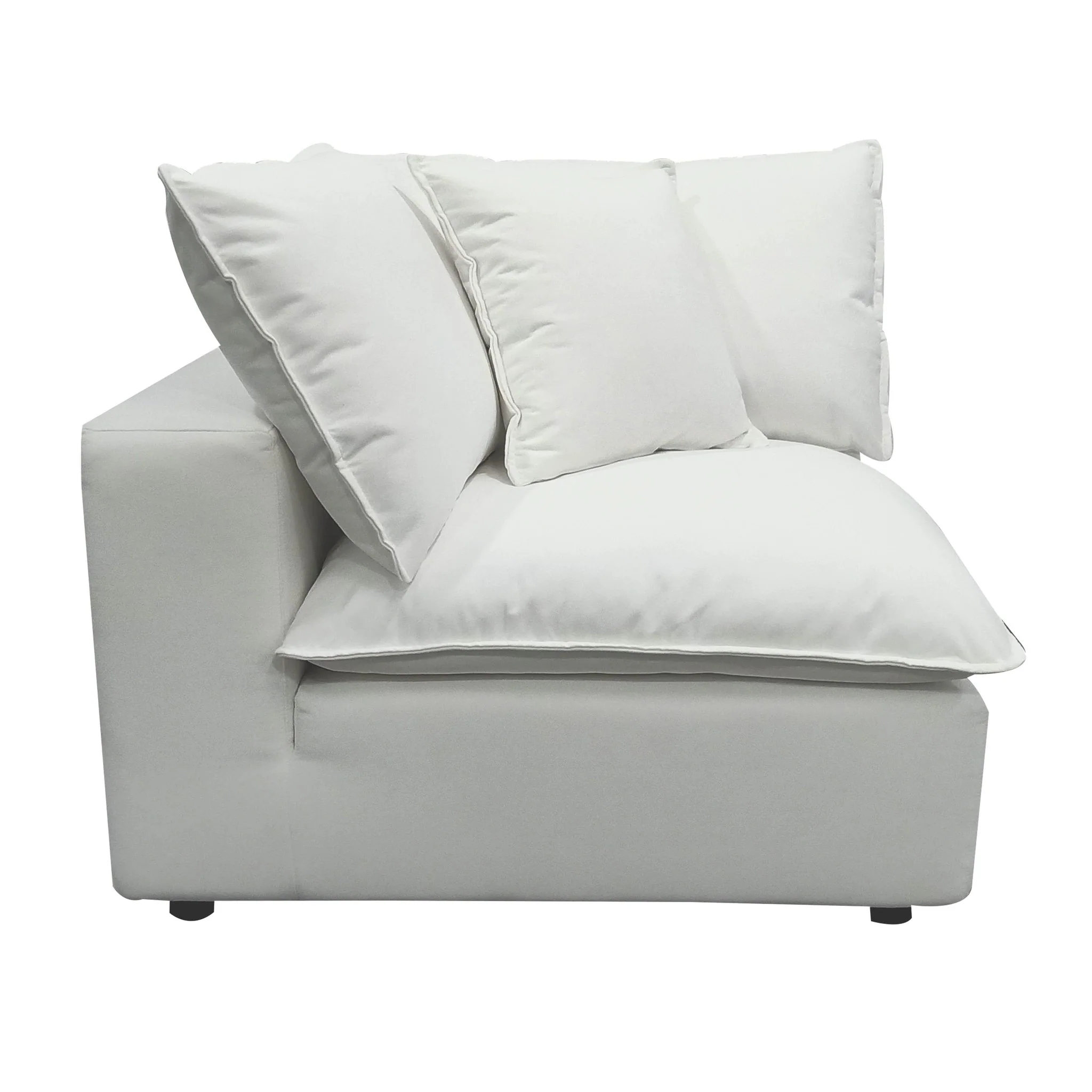 Cali Pearl Performance Fabric Corner Chair - Image 3