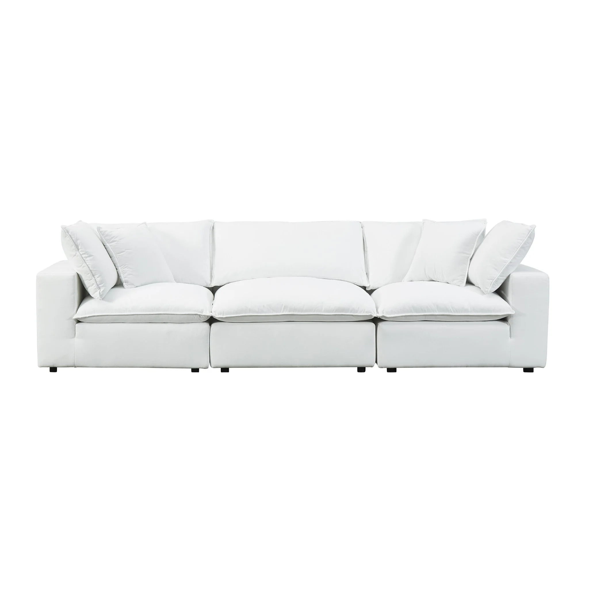 Cali Pearl Performance Fabric Modular Sofa - Image 3