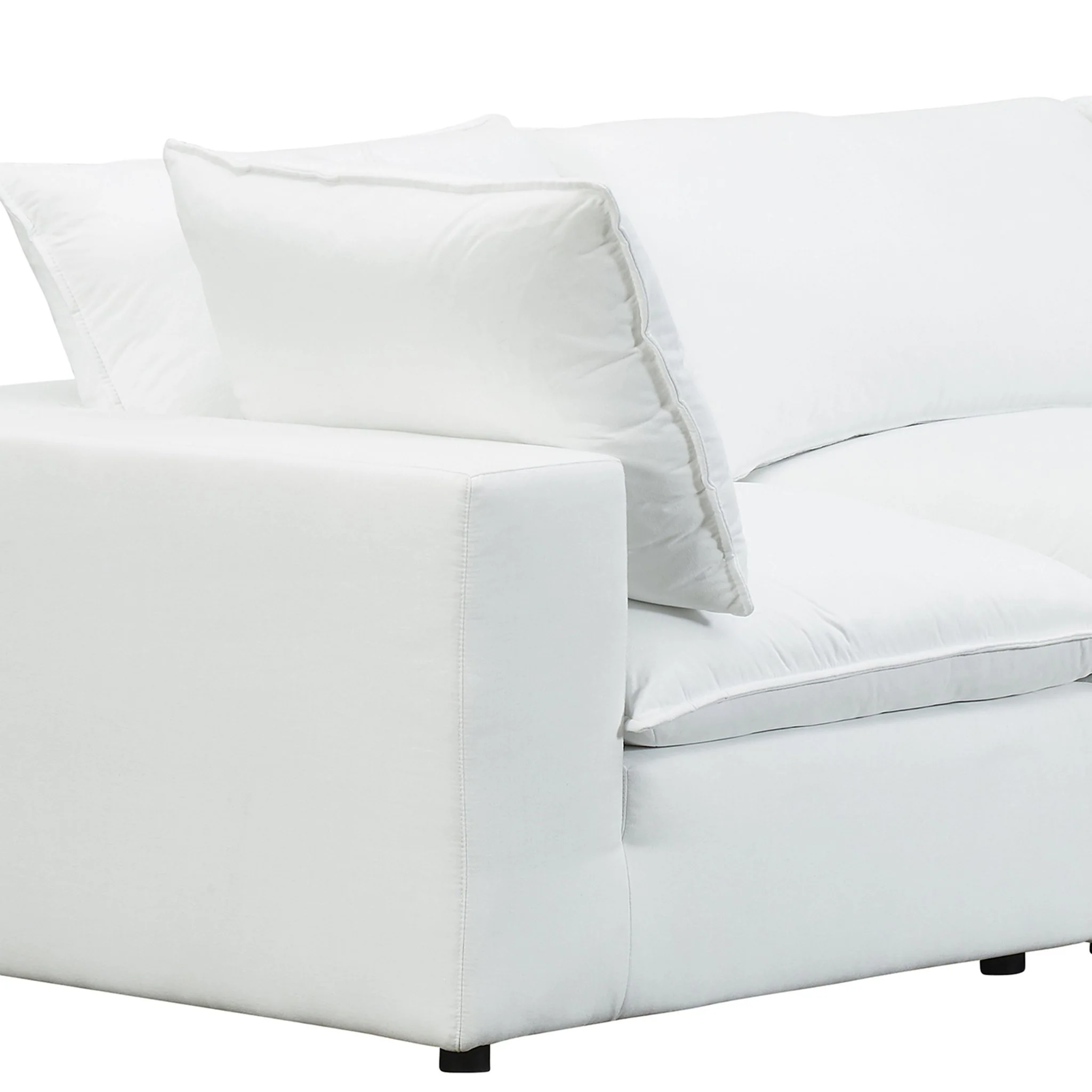Cali Pearl Performance Fabric Modular Sofa - Image 6