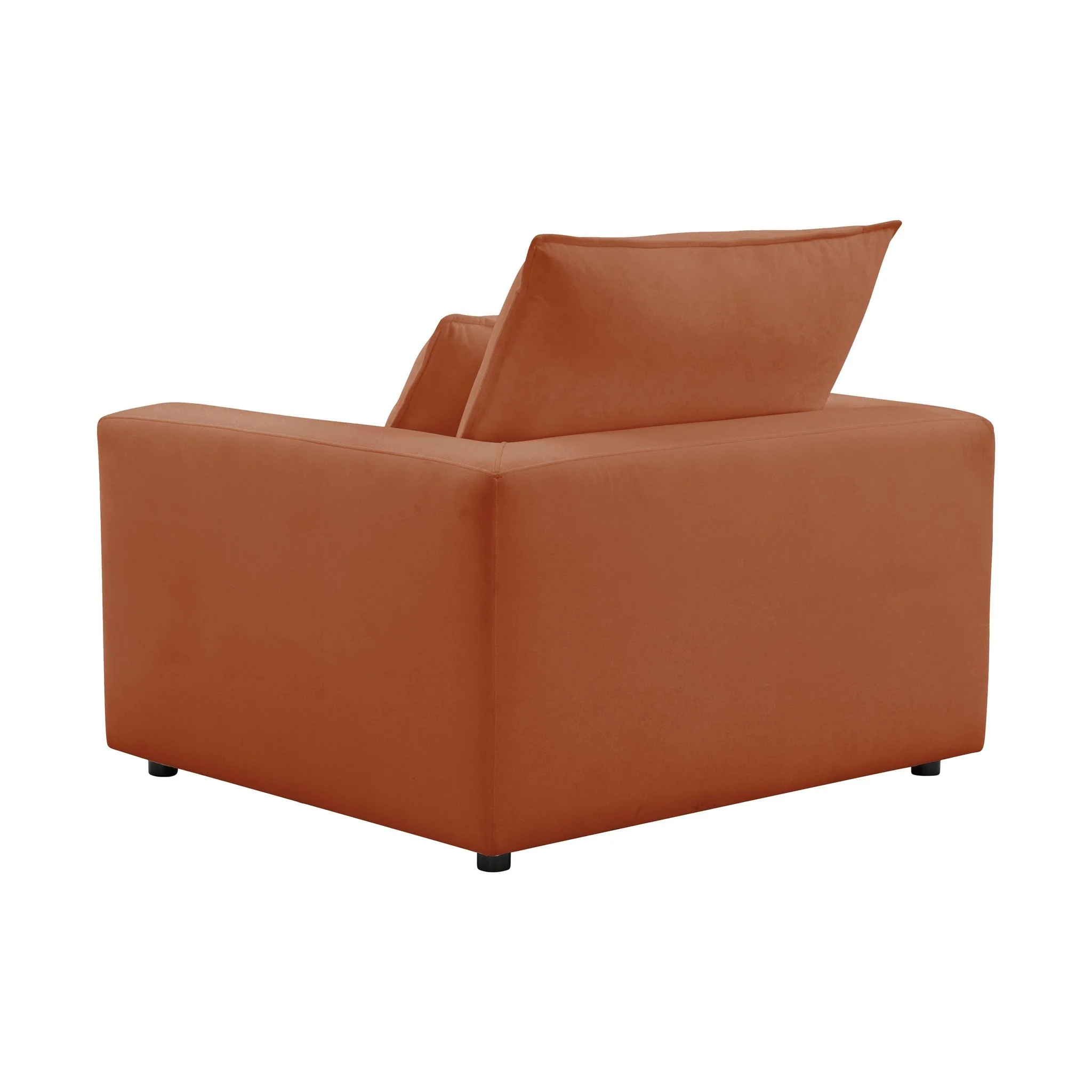 Cali Rust Performance Fabric Arm Chair - Image 3