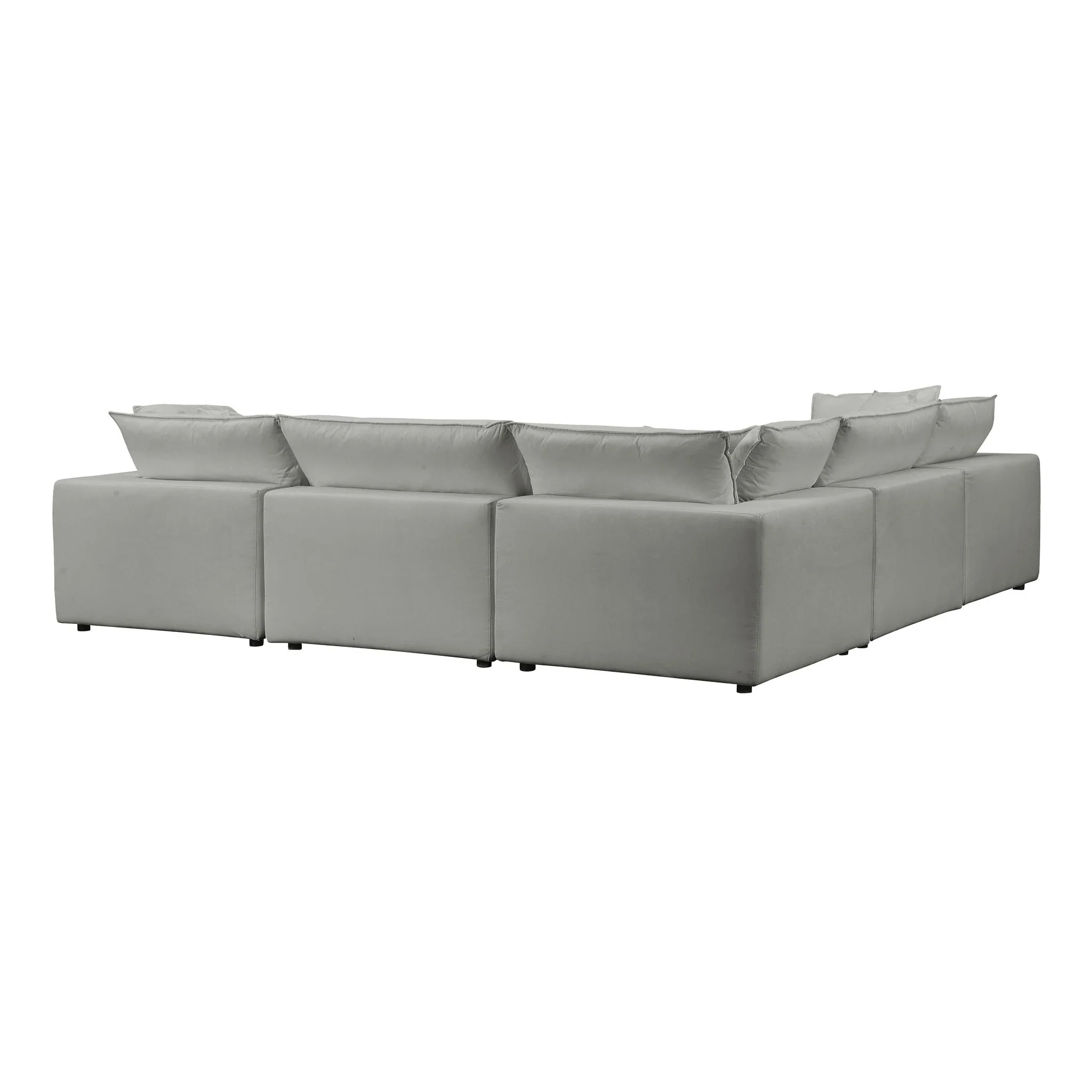 Cali Slate Performance Fabric Modular L-Sectional - Image 5