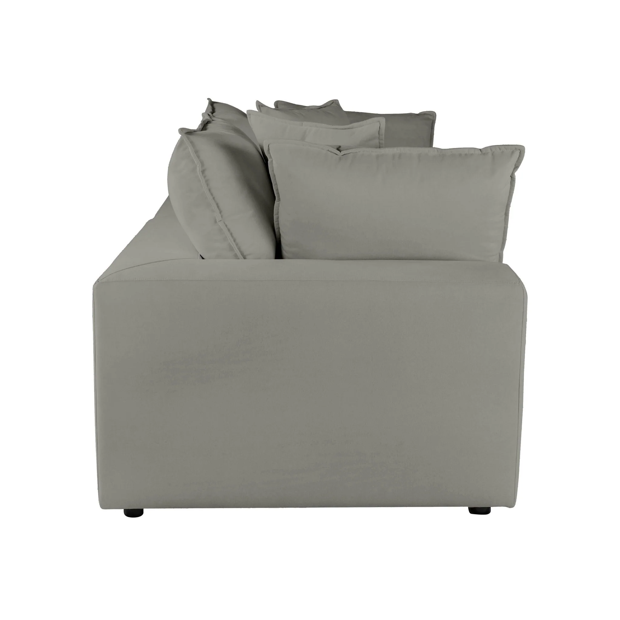 Cali Slate Performance Fabric Modular Loveseat - Image 4