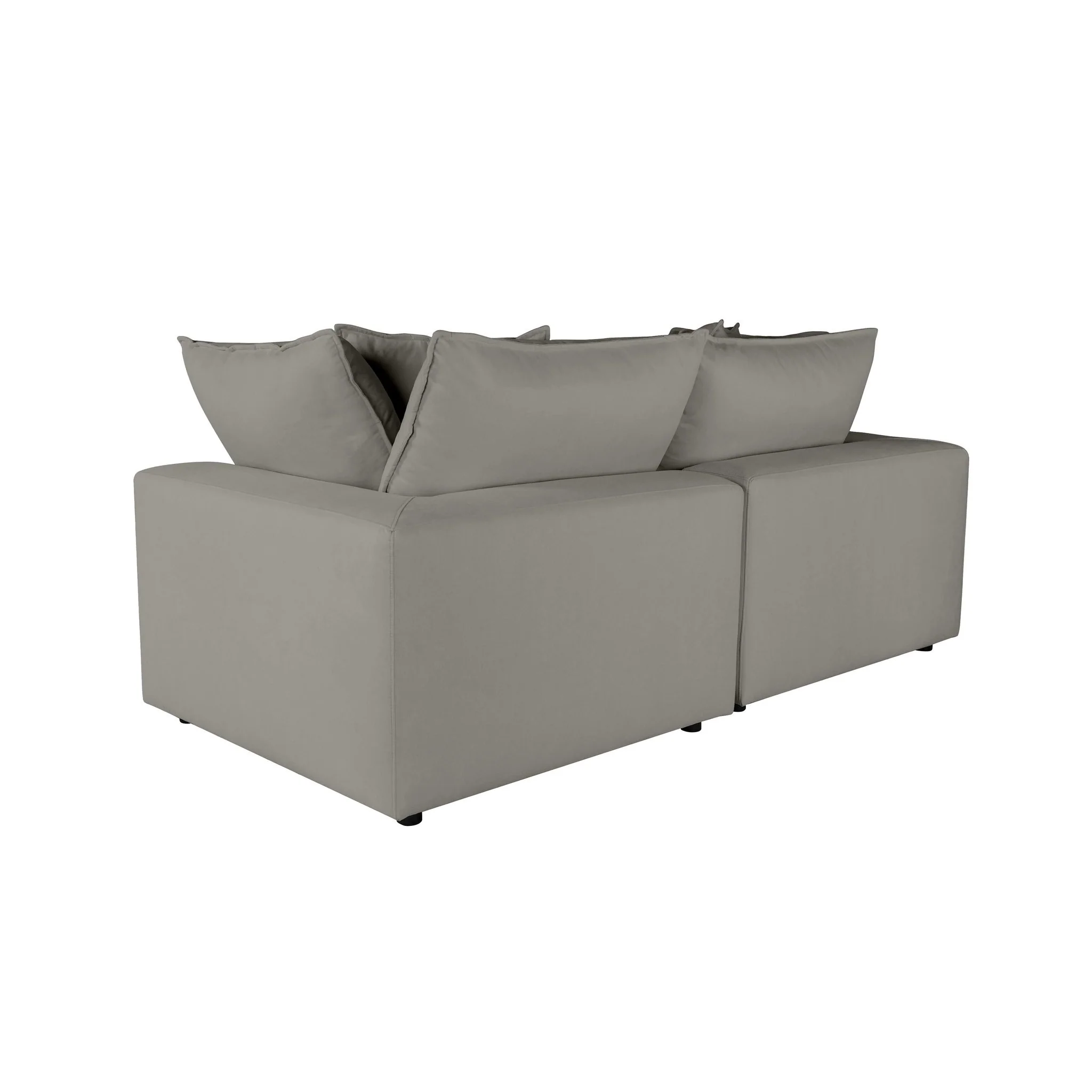 Cali Slate Performance Fabric Modular Loveseat - Image 5