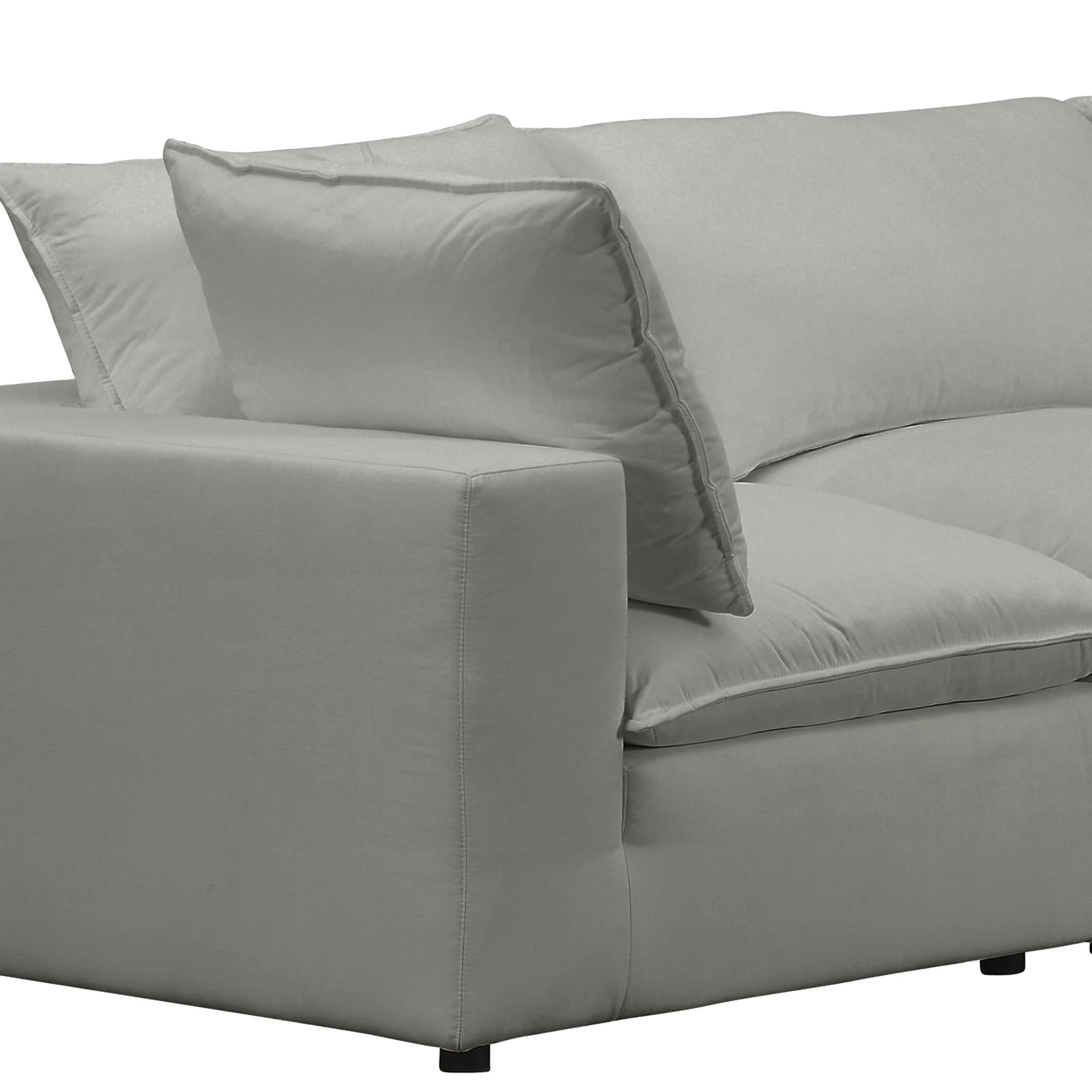 Cali Slate Performance Fabric Modular Sofa - Image 6