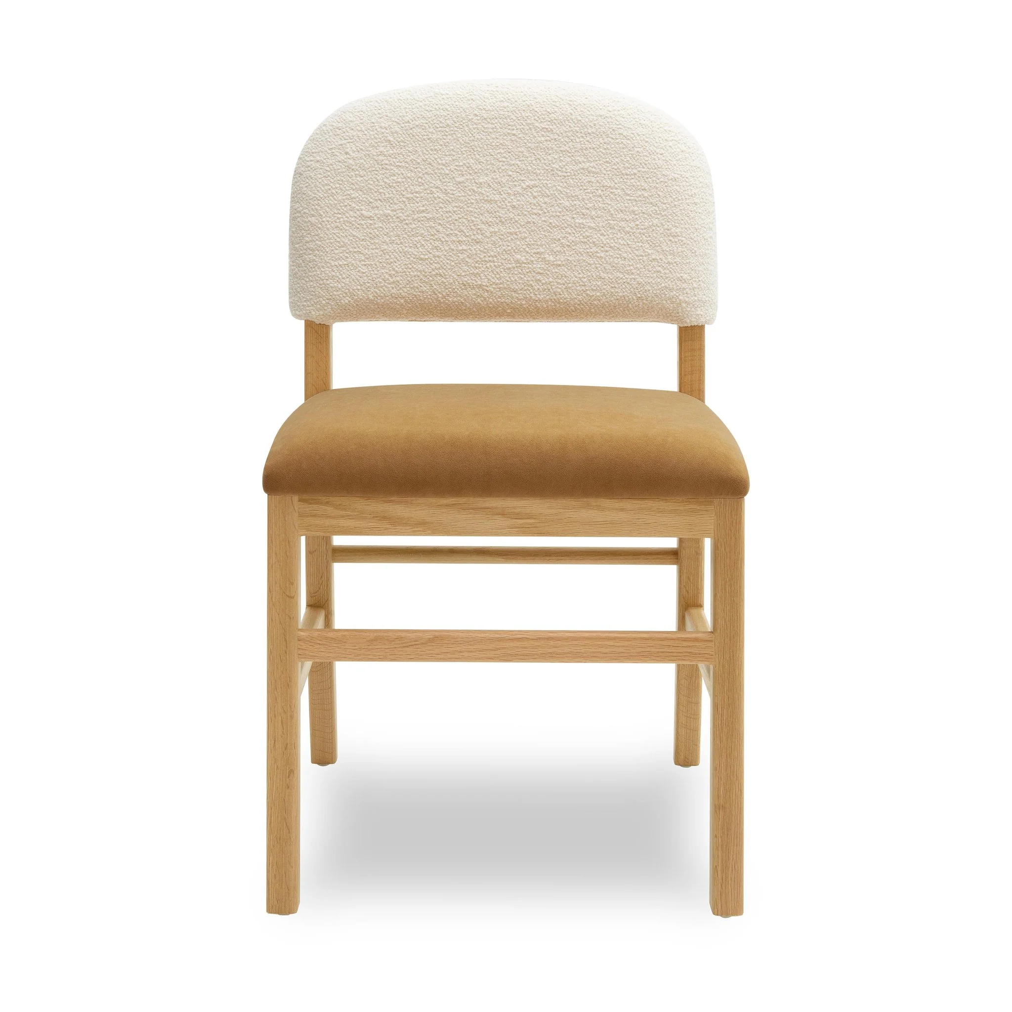 Calla Cognac Performance Velvet Dining Chair - Image 3