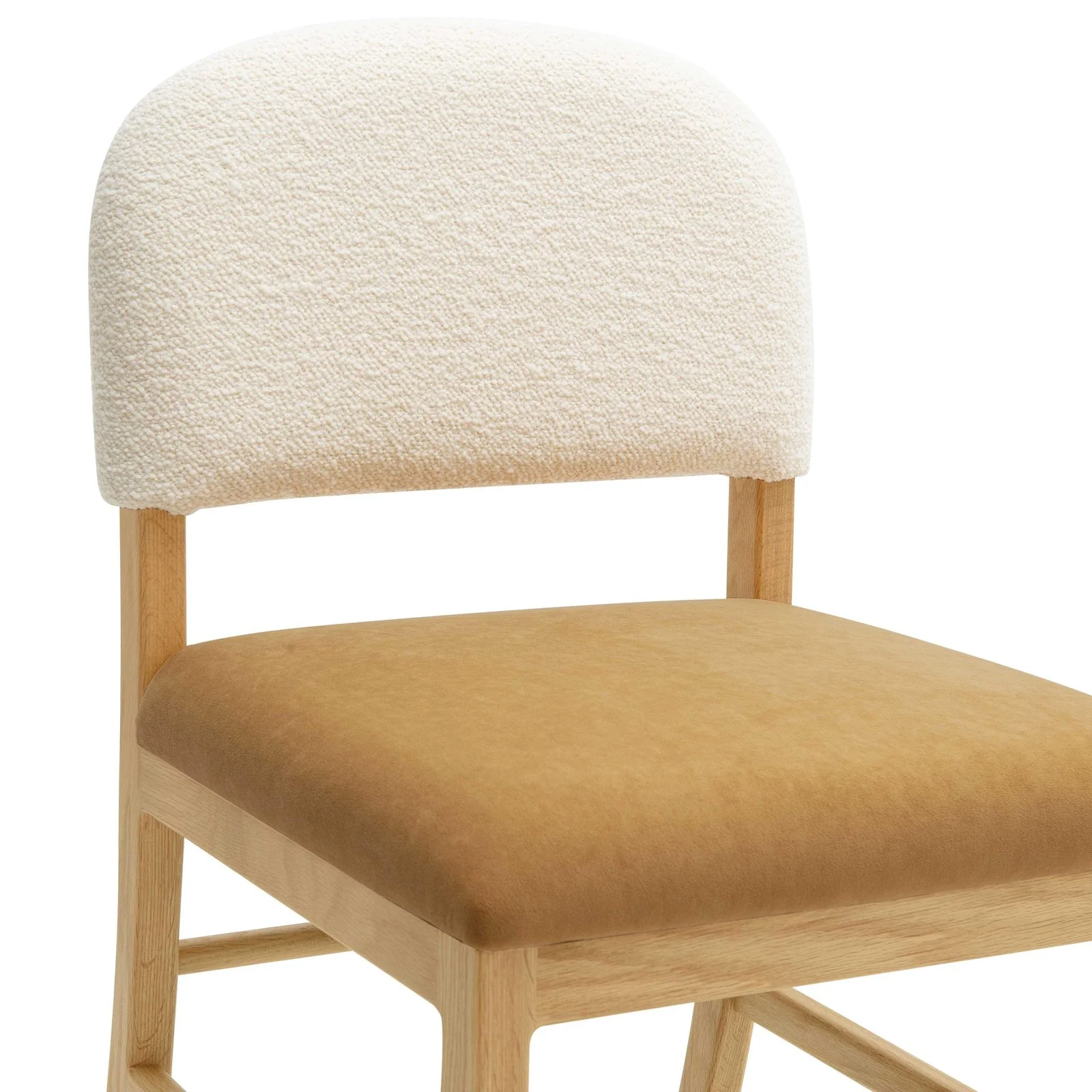 Calla Cognac Performance Velvet Dining Chair - Image 5