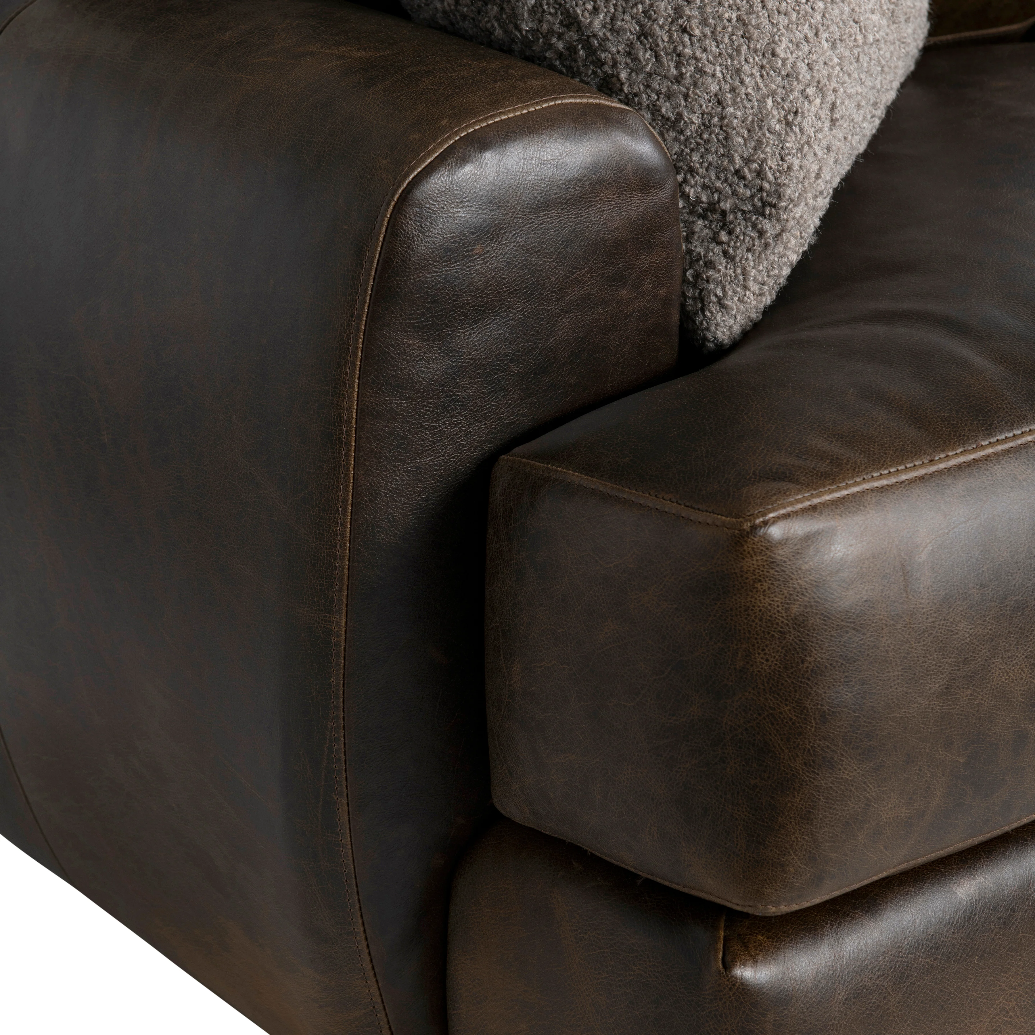Cameron Leather Swivel Chair - Image 6