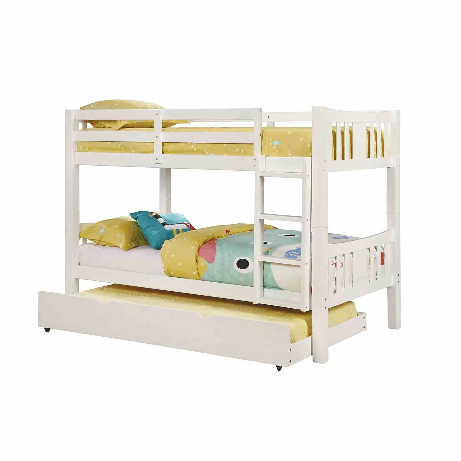 Cameron Twin/Twin Bunk Bed, White - Image 2