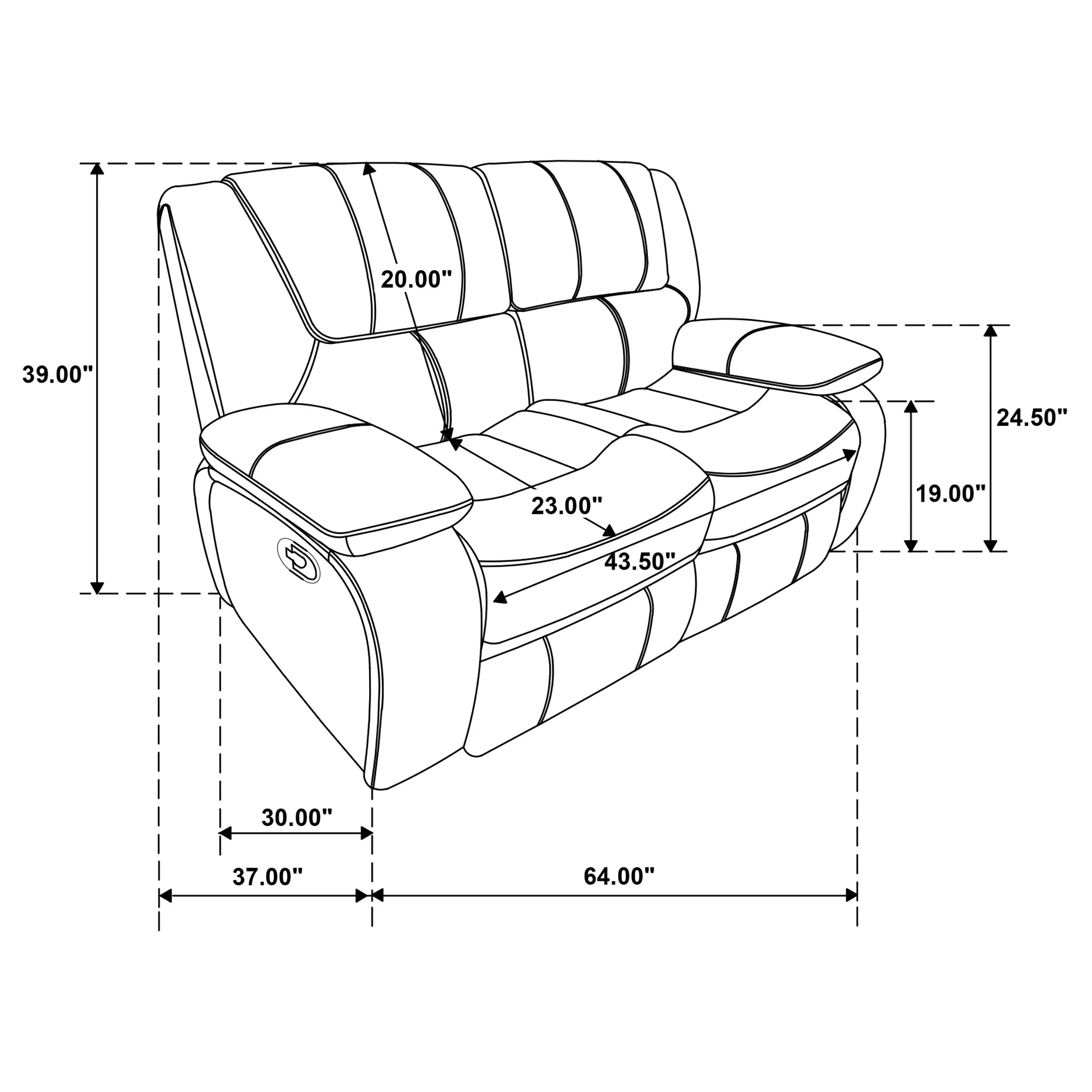 Camila Reclining Sofa Set - Image 14
