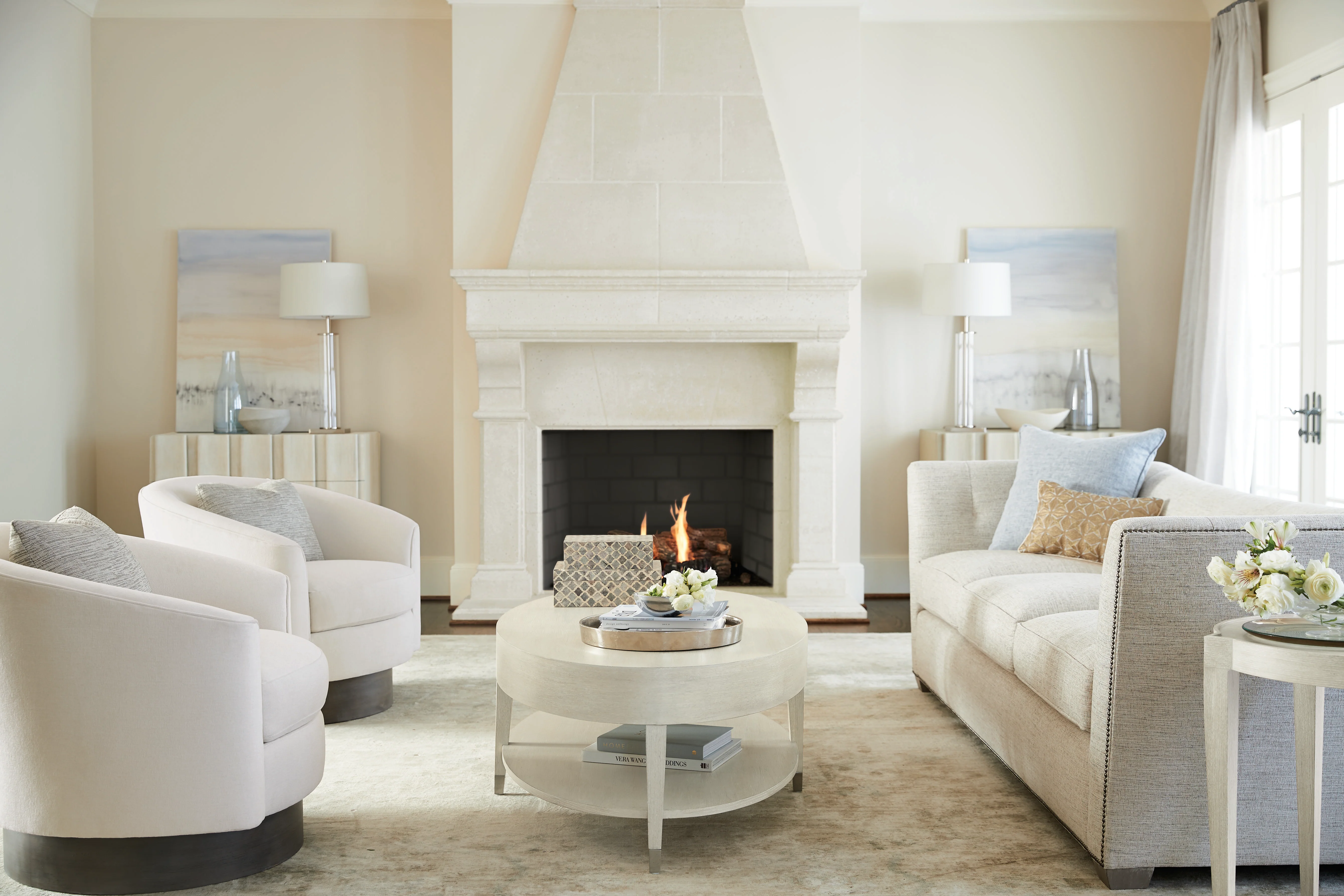 Camino Fabric Swivel Chair - Image 6
