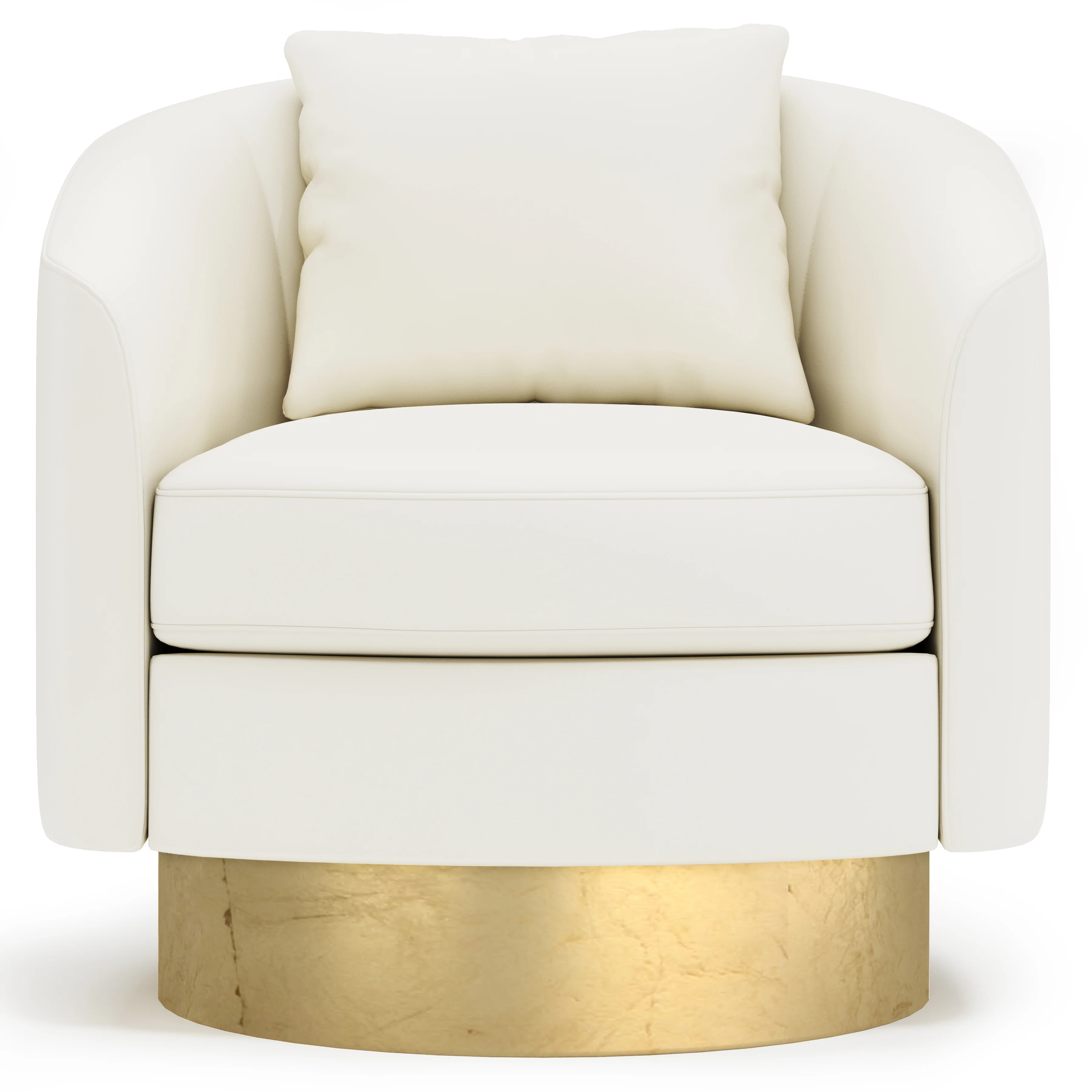 Camino Leather Swivel Chair - Image 2