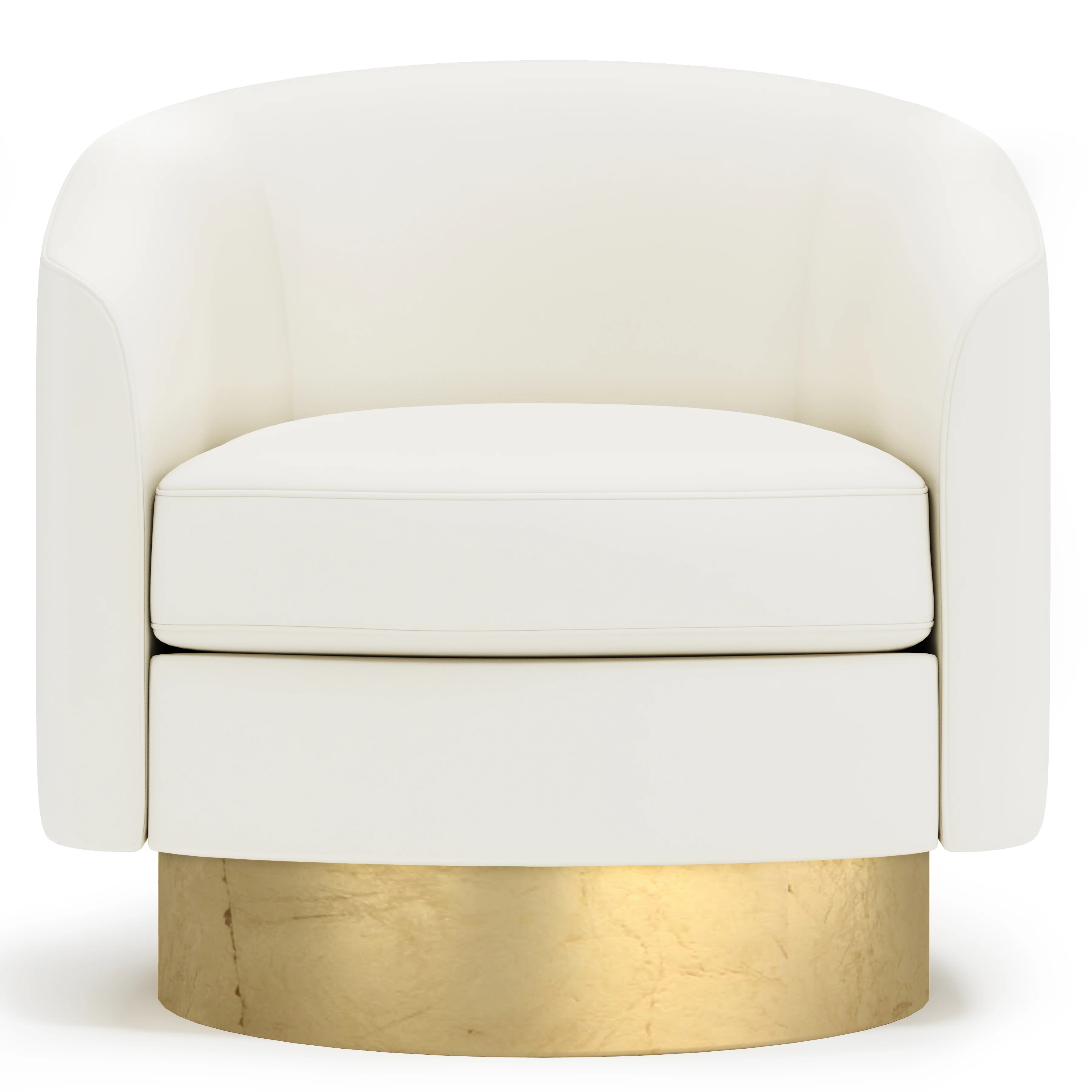 Camino Leather Swivel Chair - Image 6