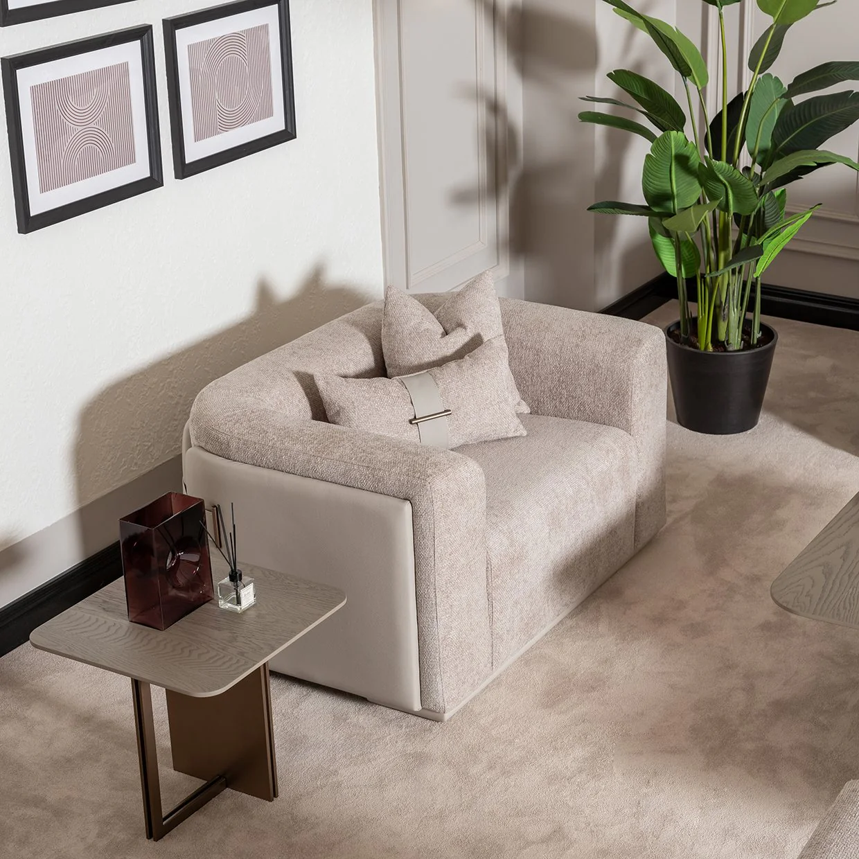 Canberra Chair and a Half - Mink - Image 15