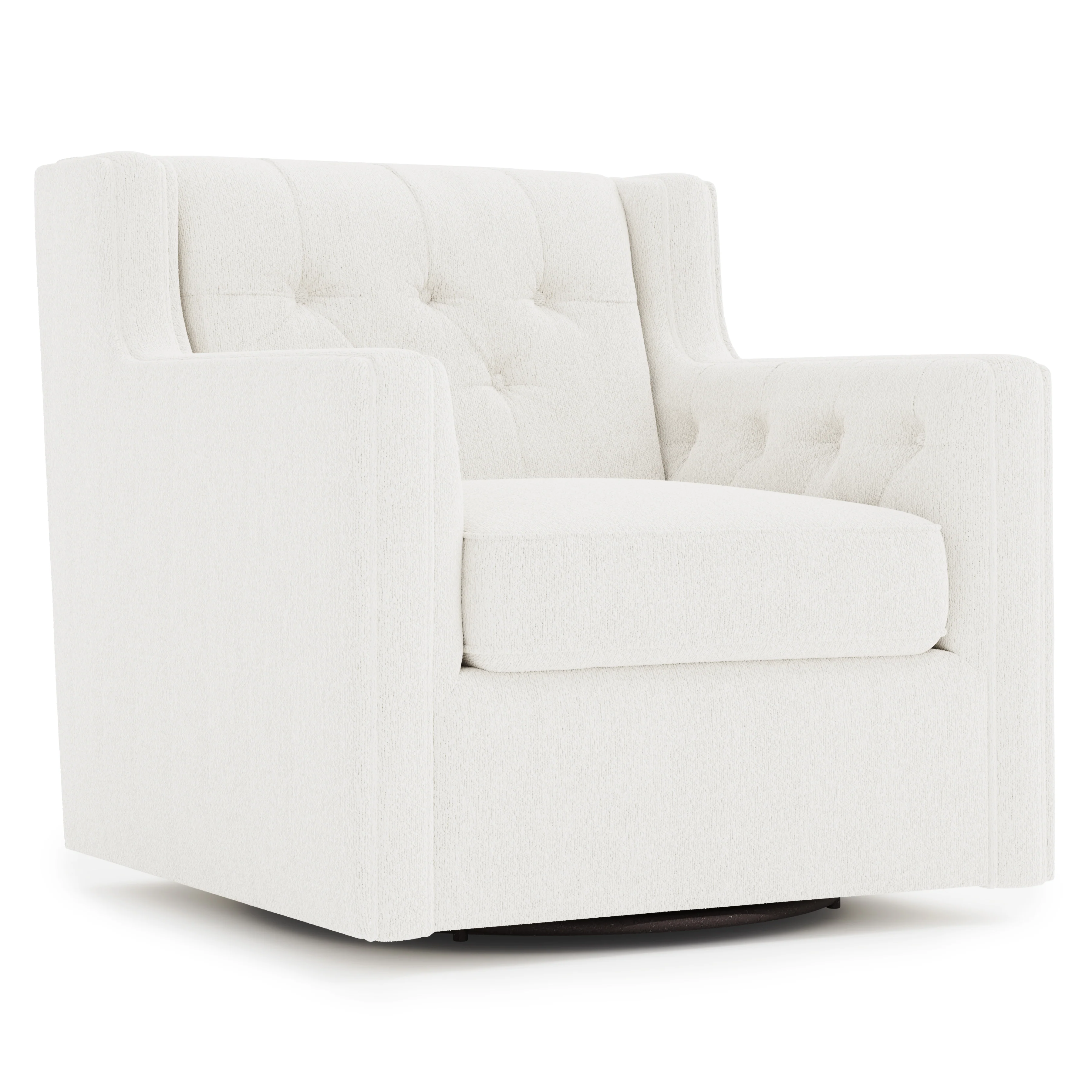 Candace Fabric Swivel Chair - Image 15