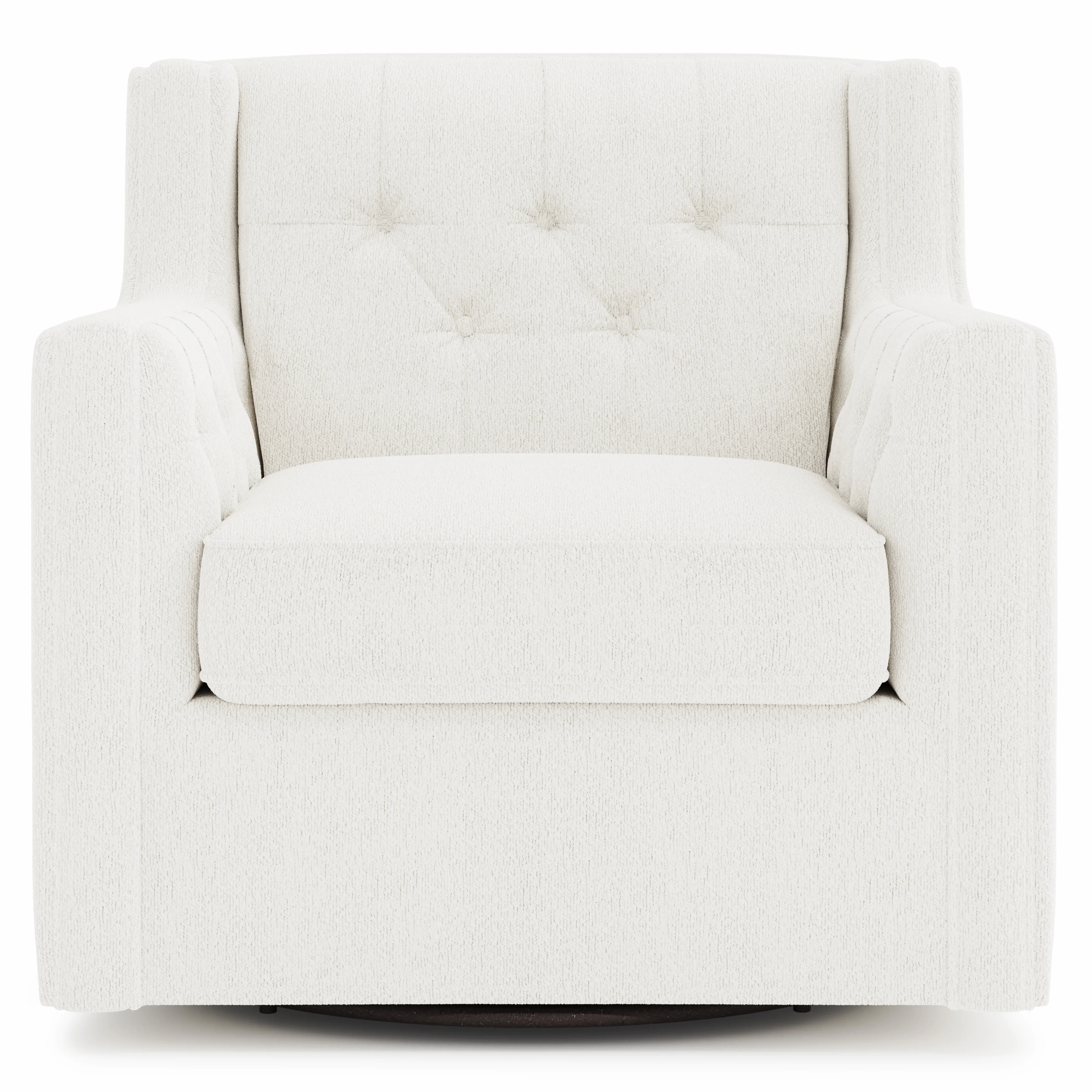 Candace Fabric Swivel Chair - Image 17