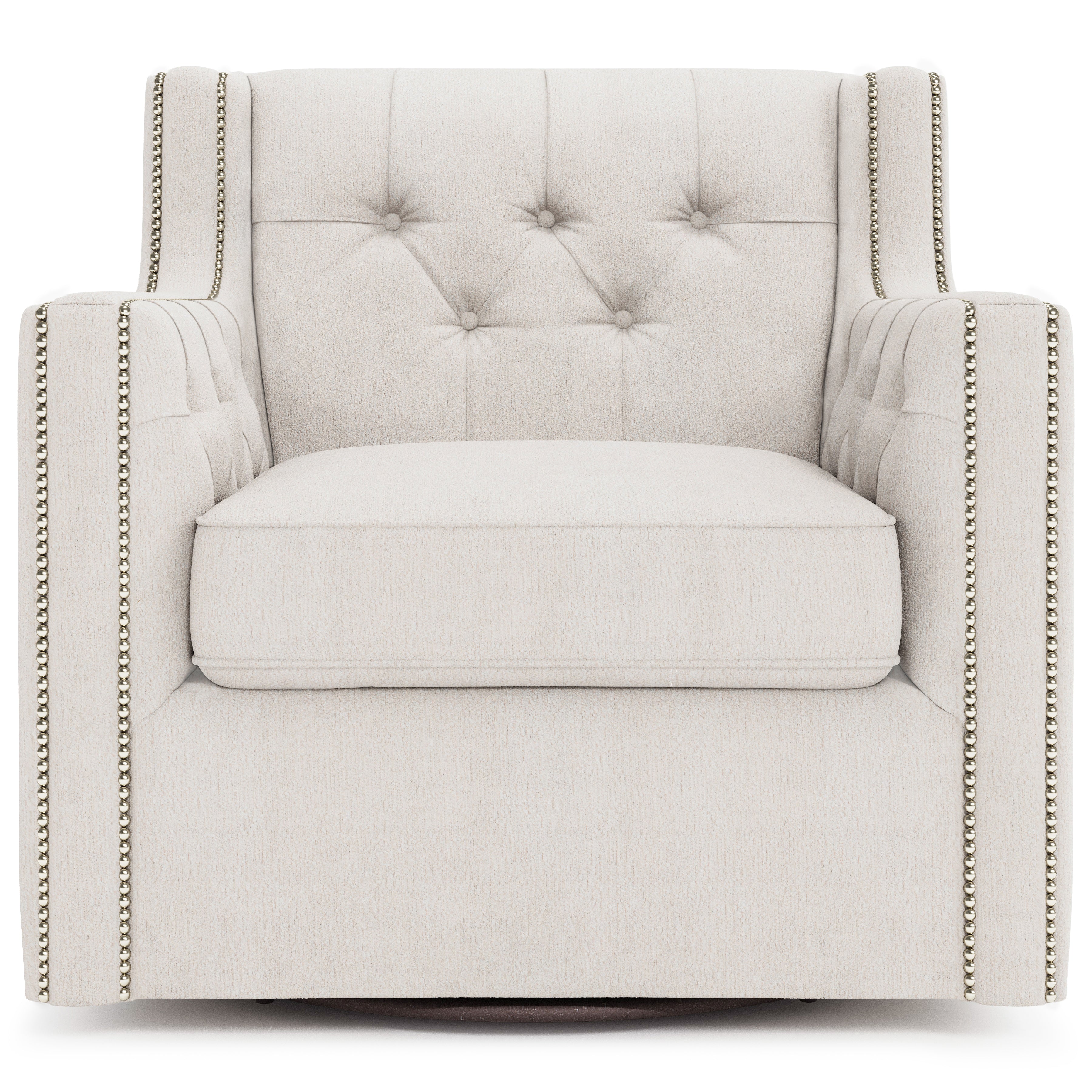 Candace Fabric Swivel Chair - Image 3